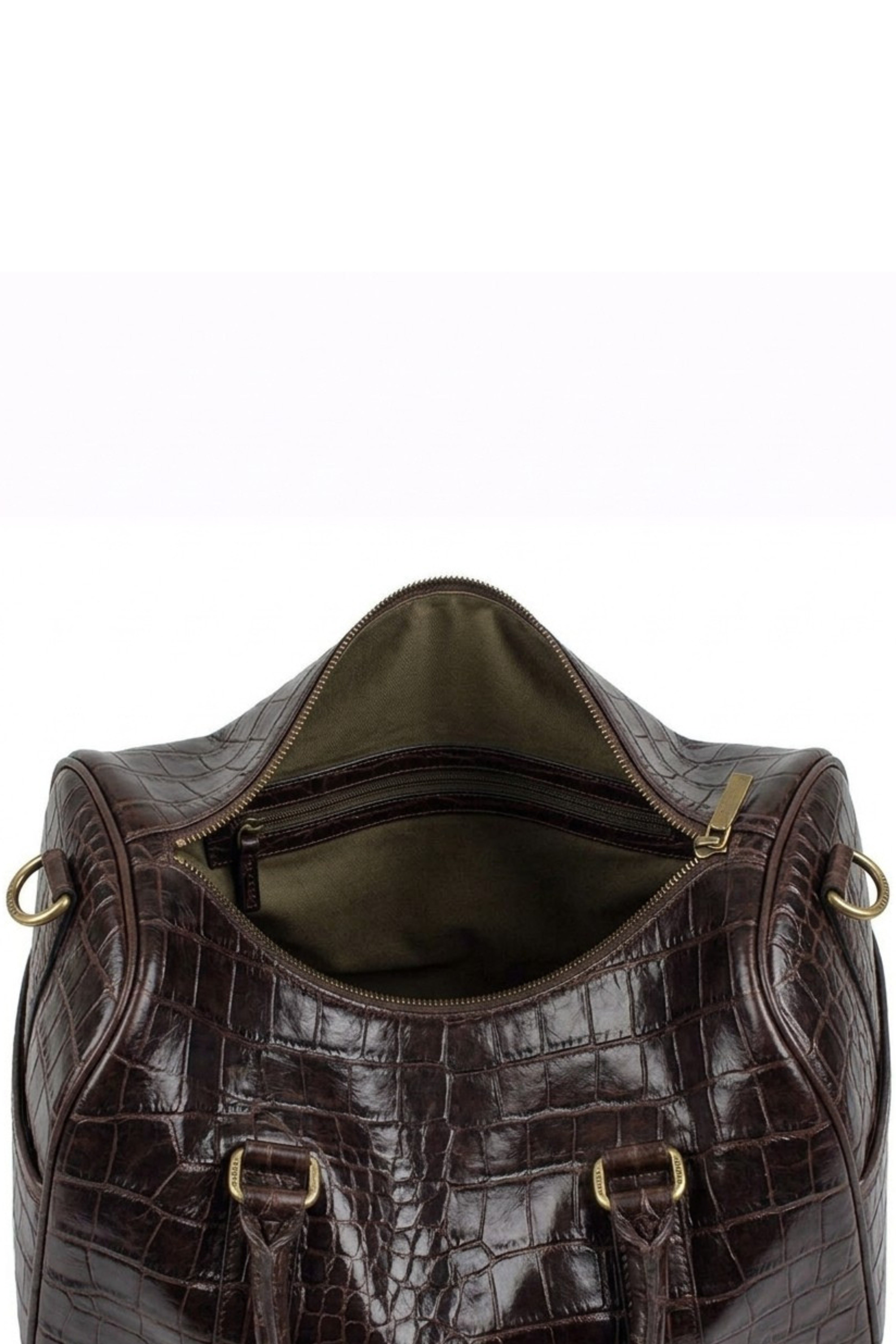 Croc Embossed Unisex Duffle Bag