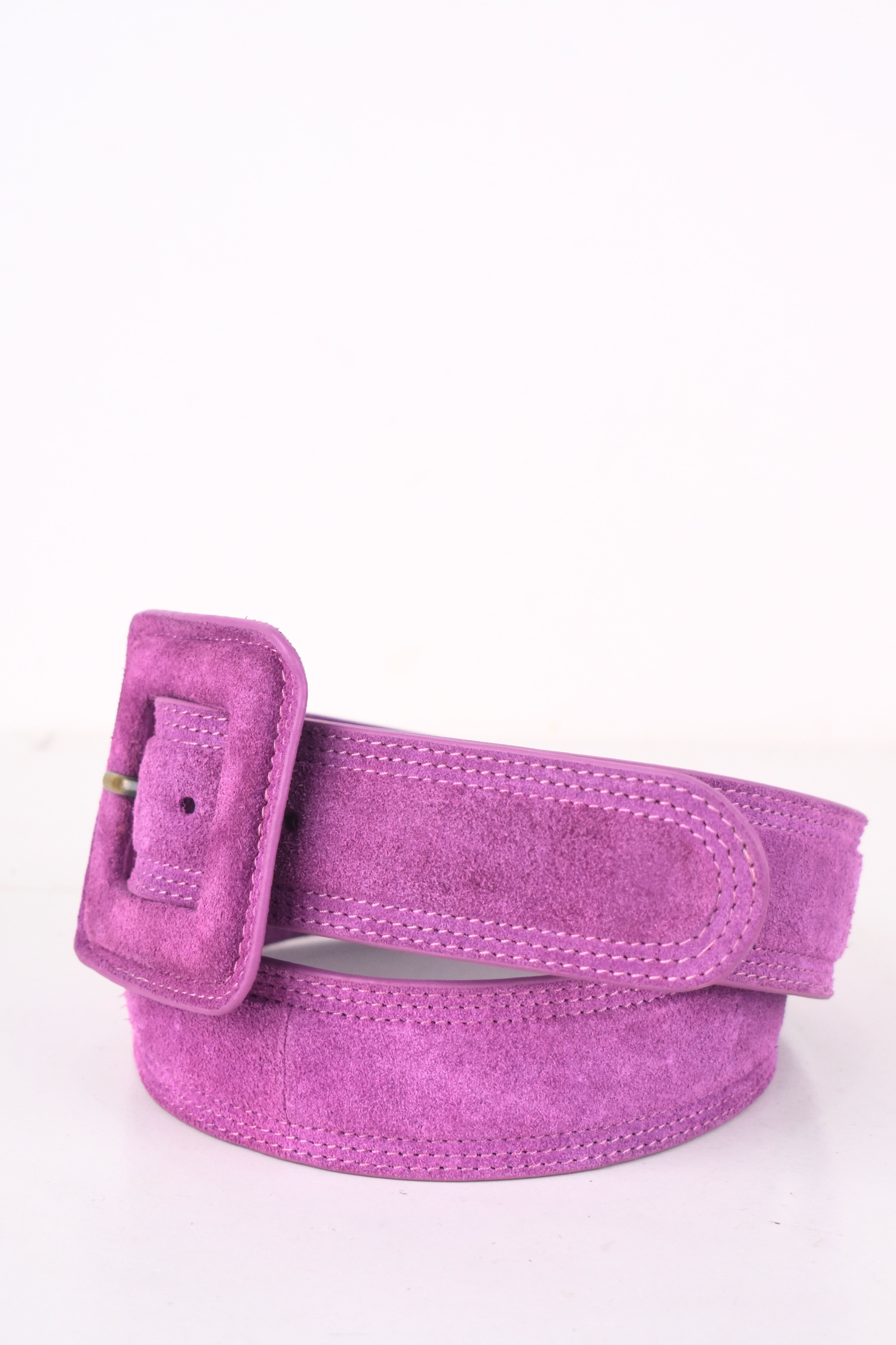 Violet Luxe Suede Belt