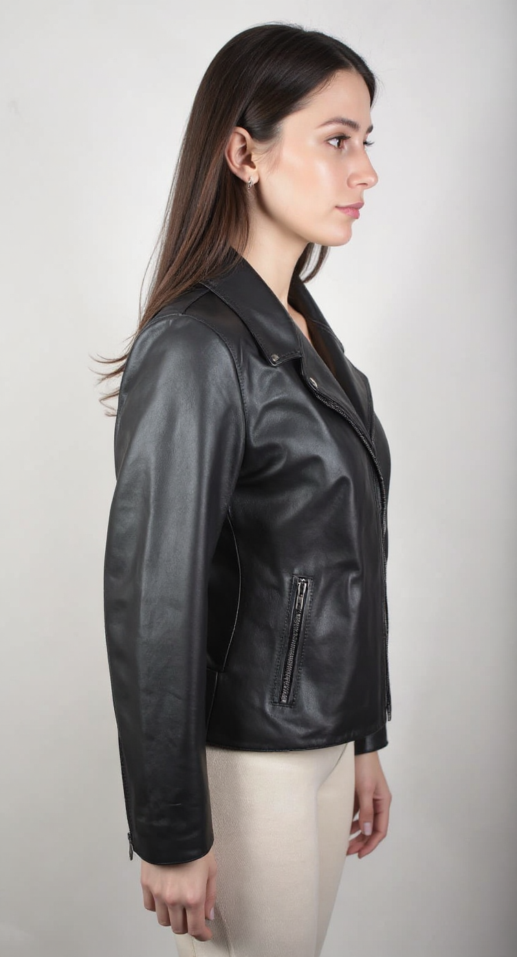 Black Moto Leather Jacket