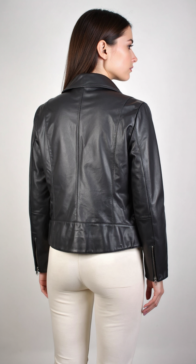 Black Moto Leather Jacket