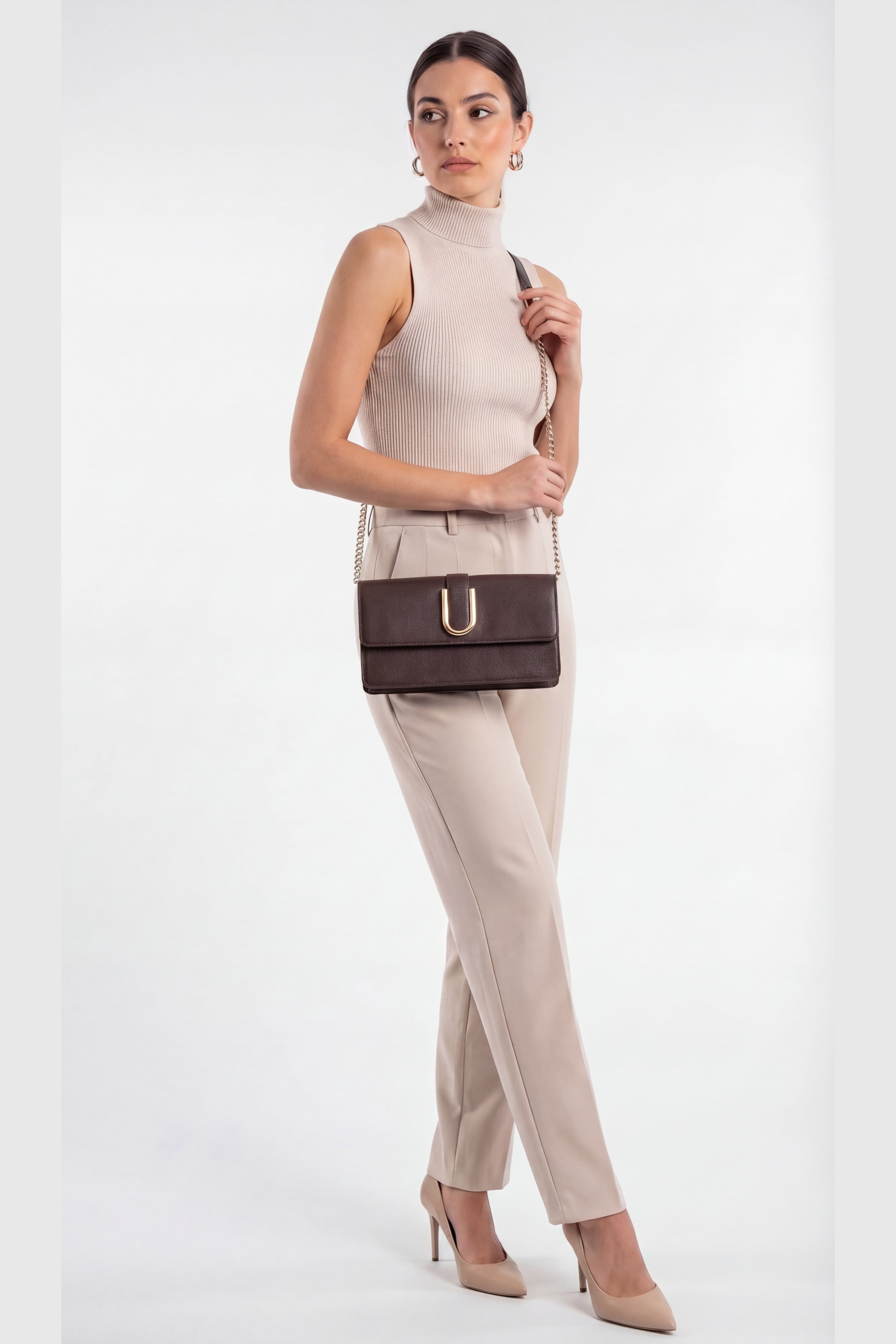 Ivory Halo Clutches Bag