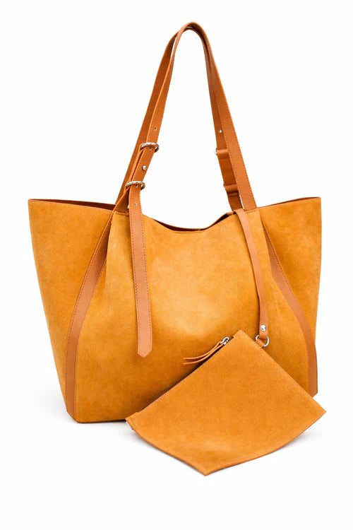 Amber Sun Suede Tote