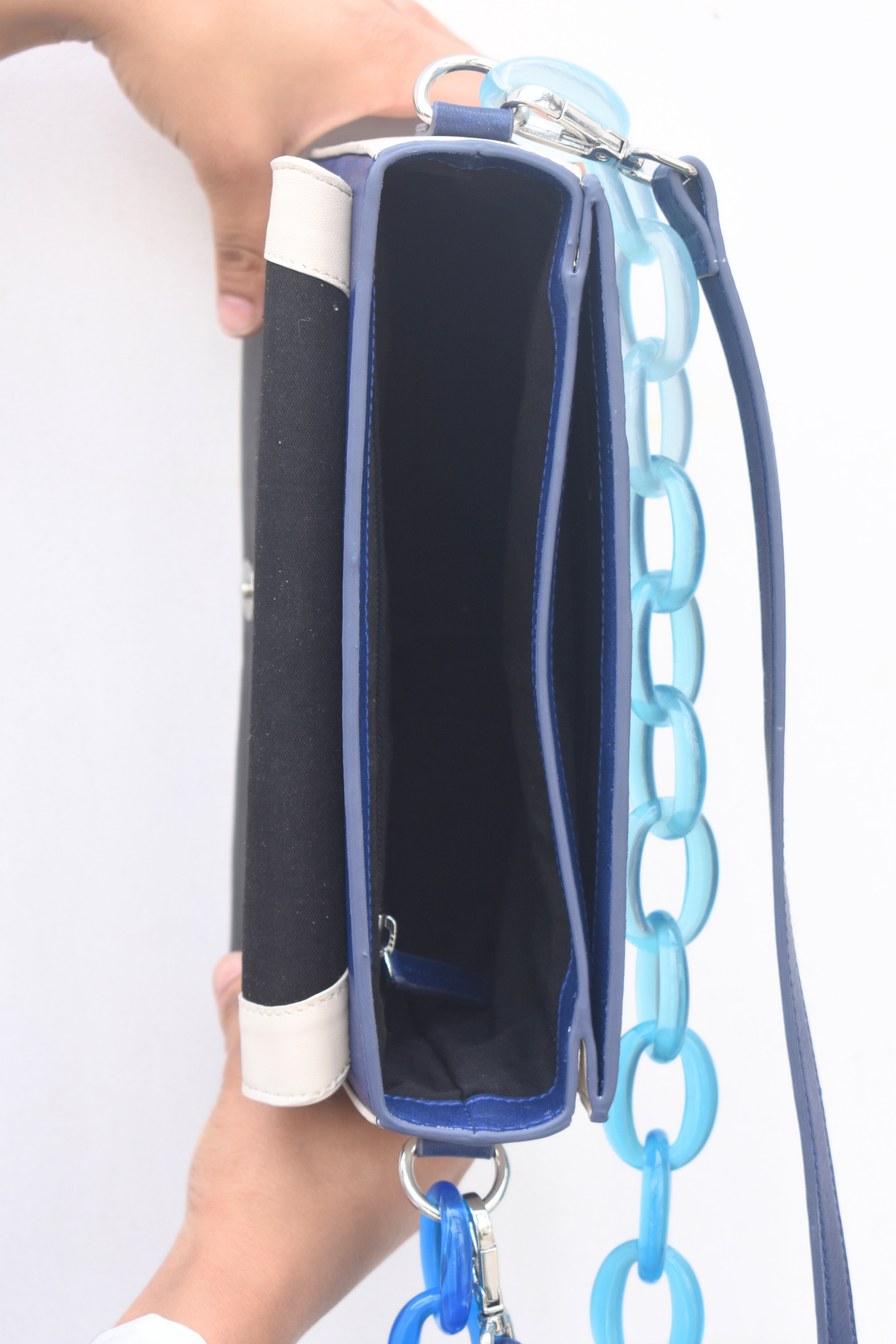 Floral Leather Shoulder Bag