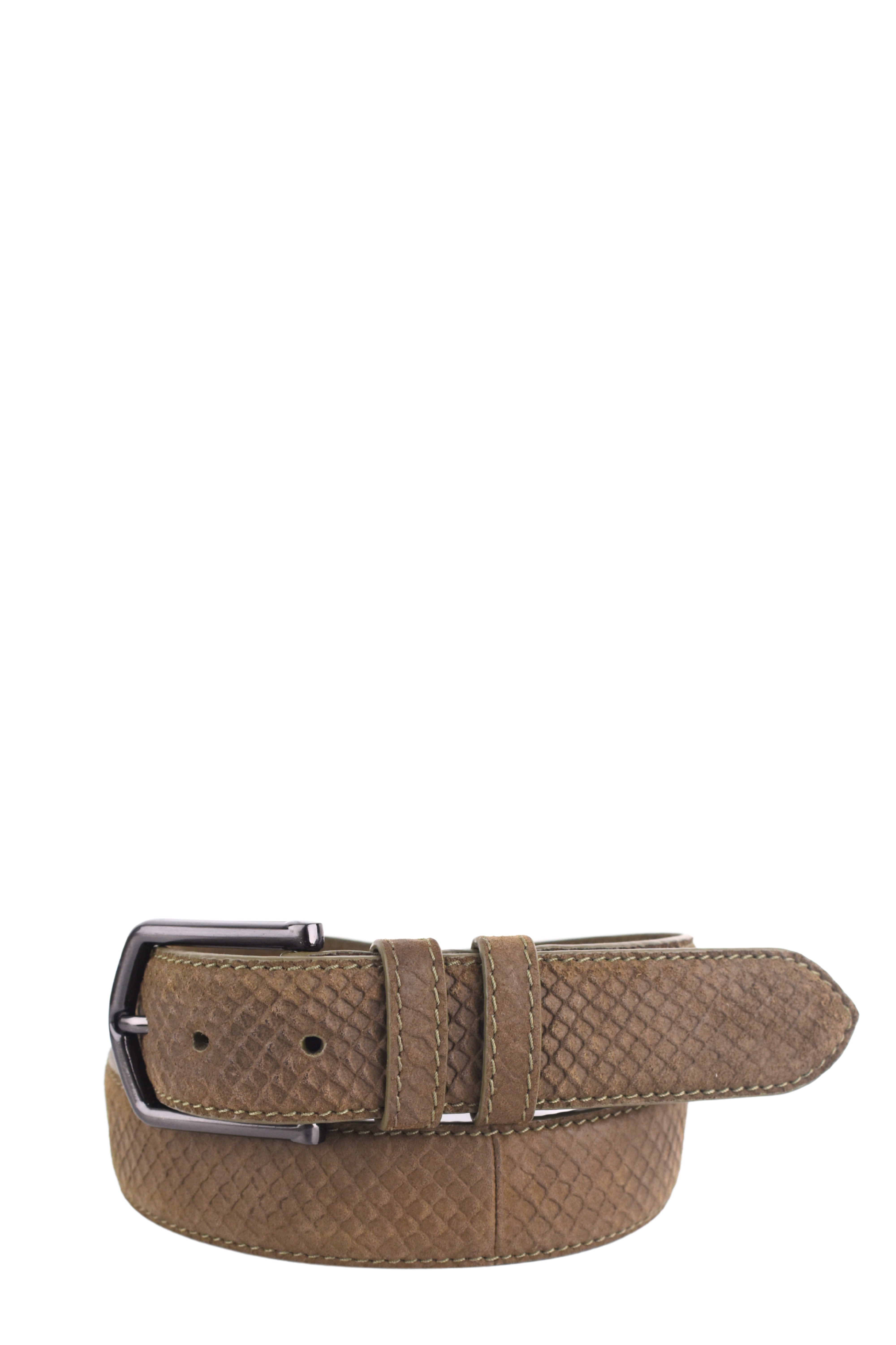 Men's Savanna Textura Leather Belt