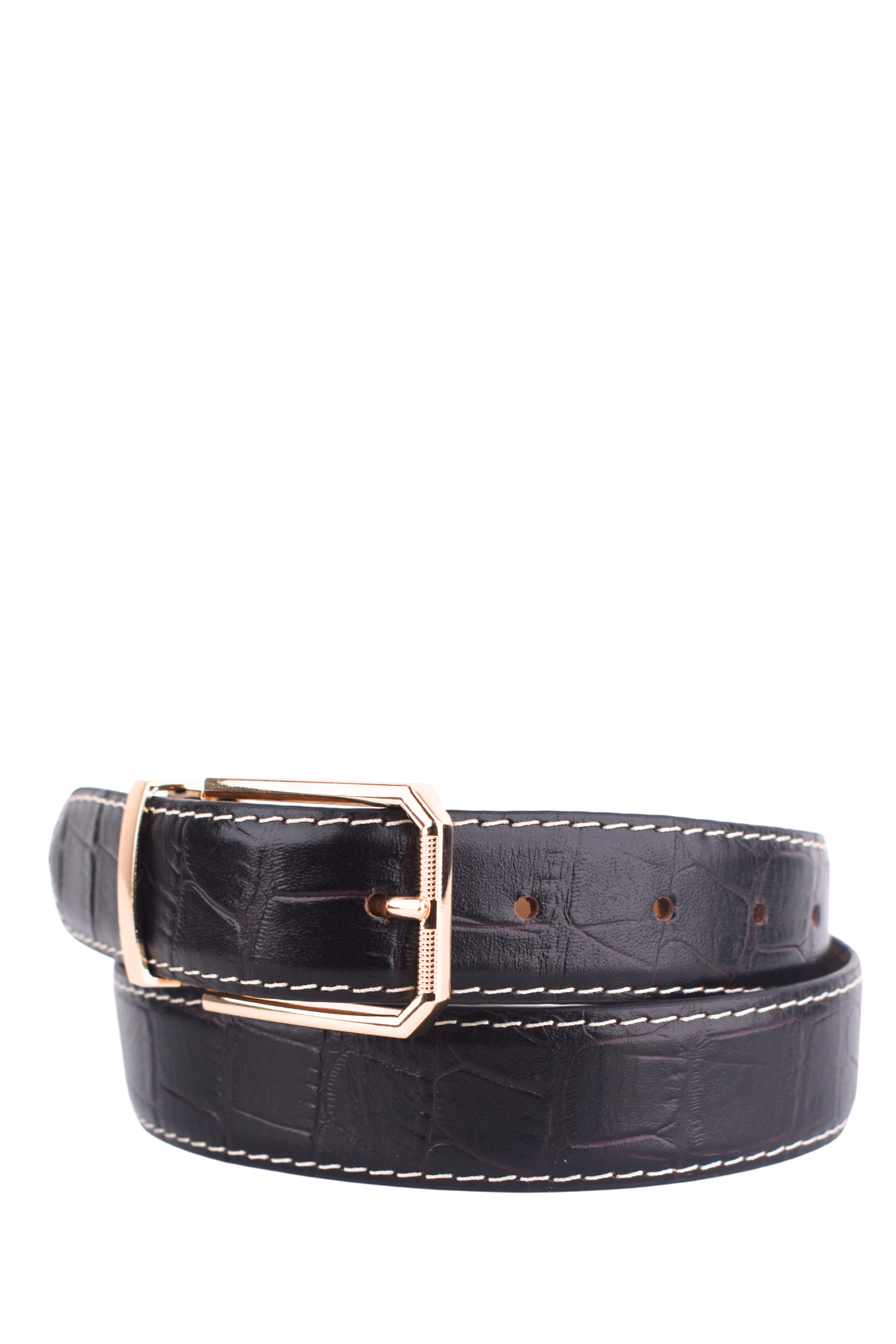 Men's Croco Classic Formal Leather Belt