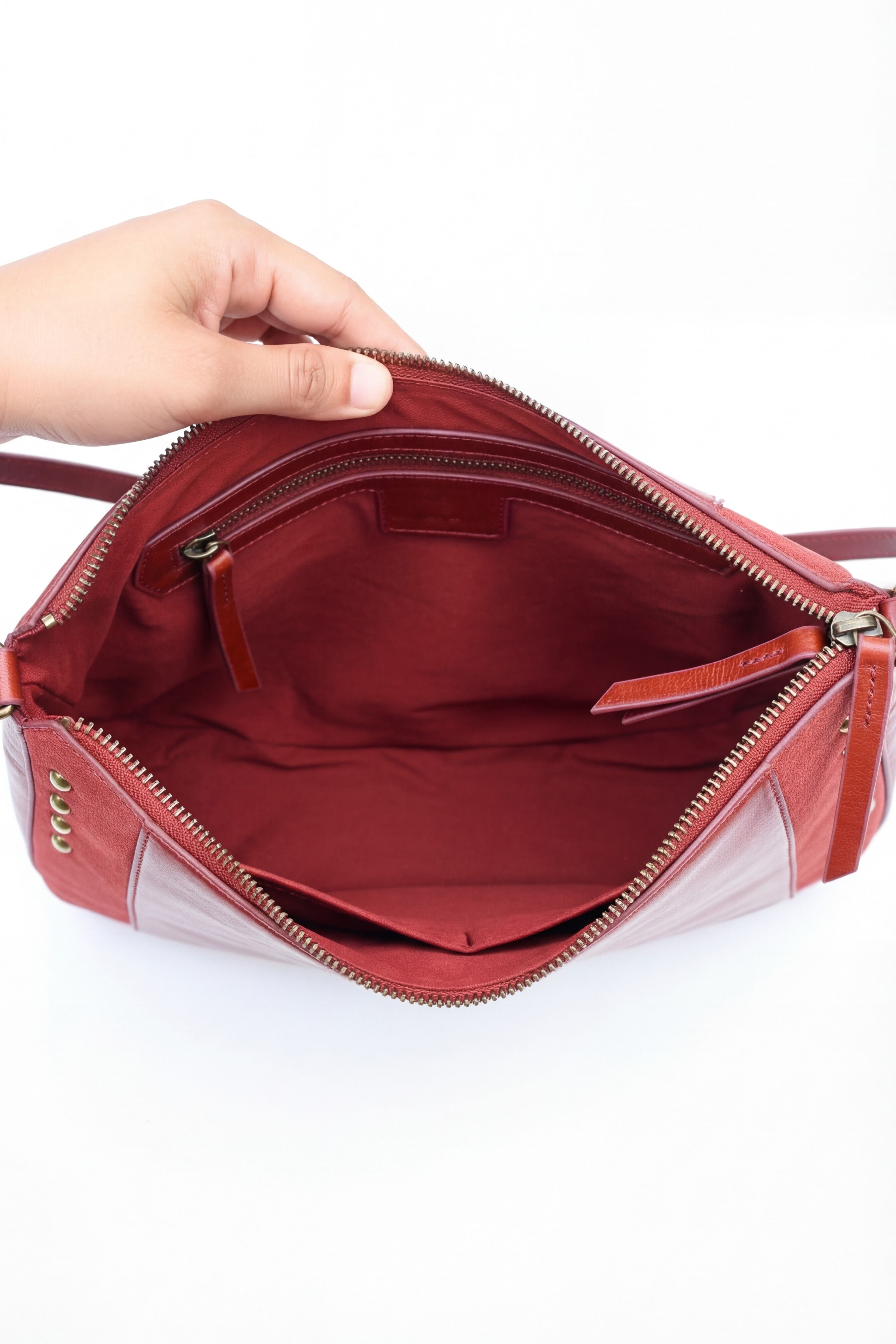 Iyla Studded Split Leather Sling