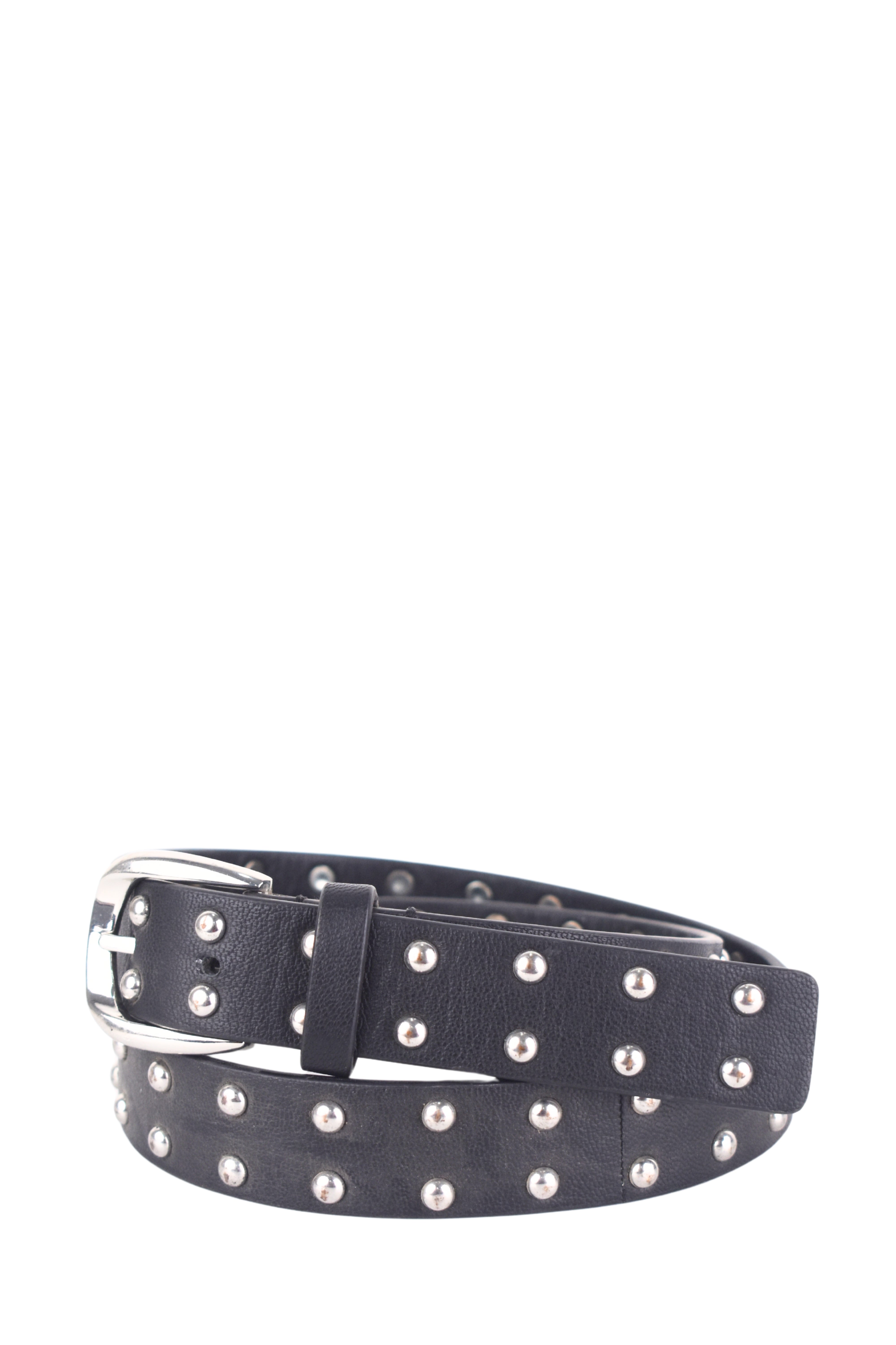 StudCraft Noir Leather Belt