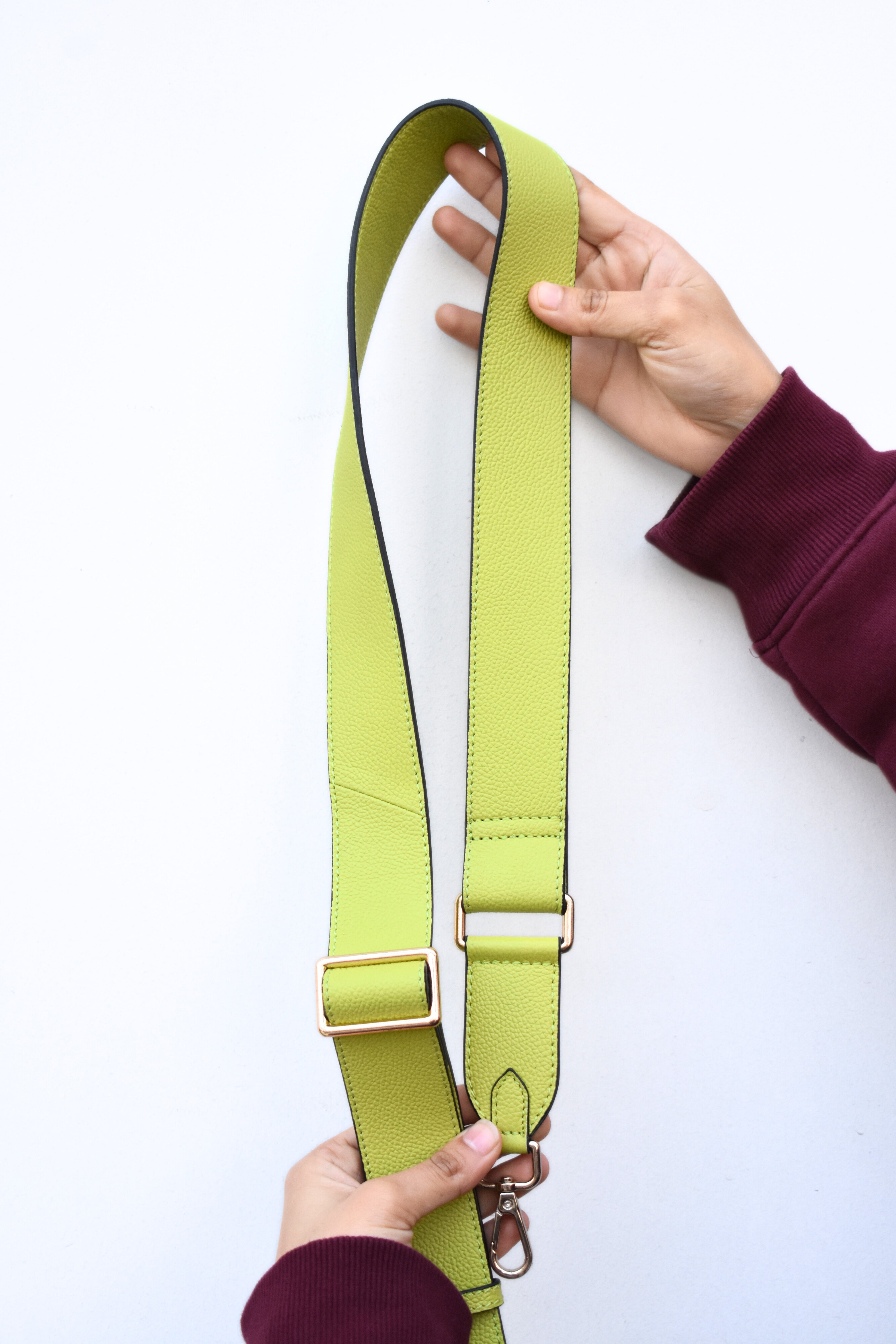 Truffle Noir Leather Bag - Neon