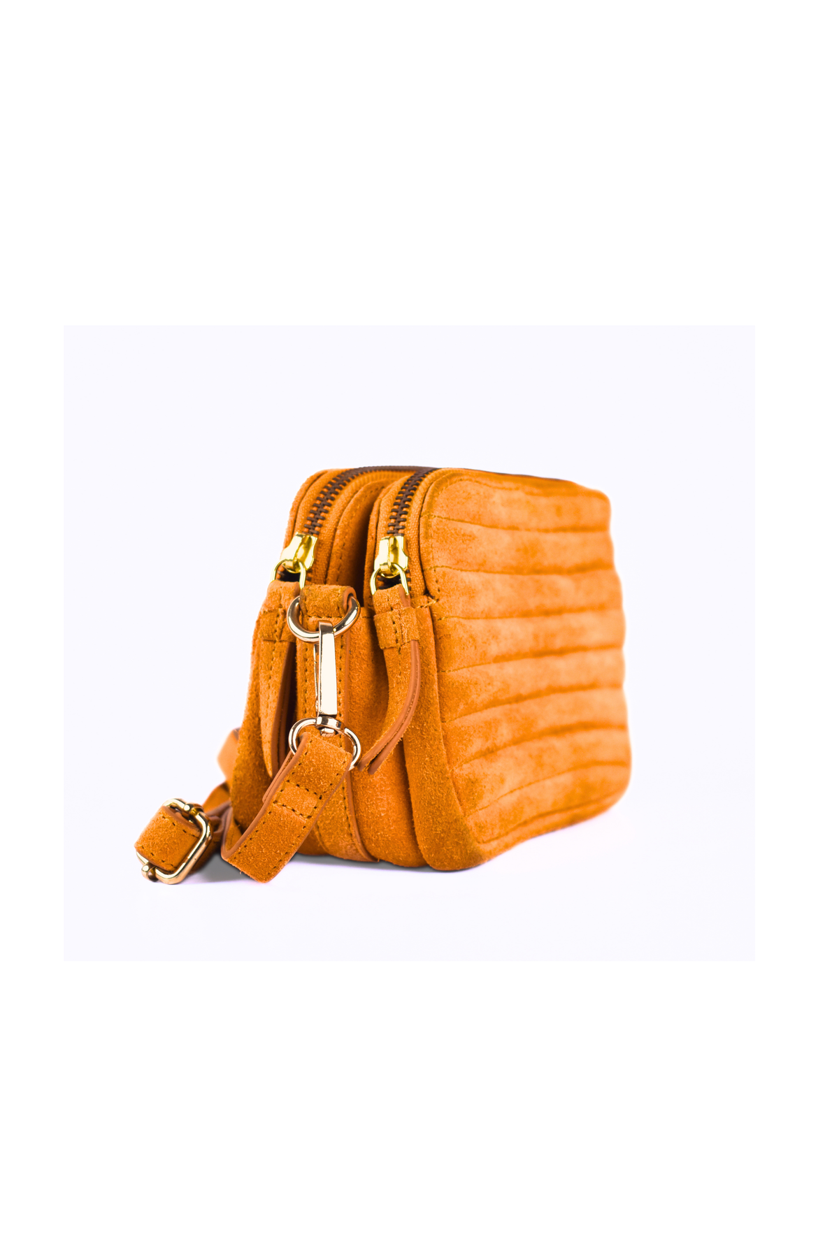 Mila Suede Crossbody Bag