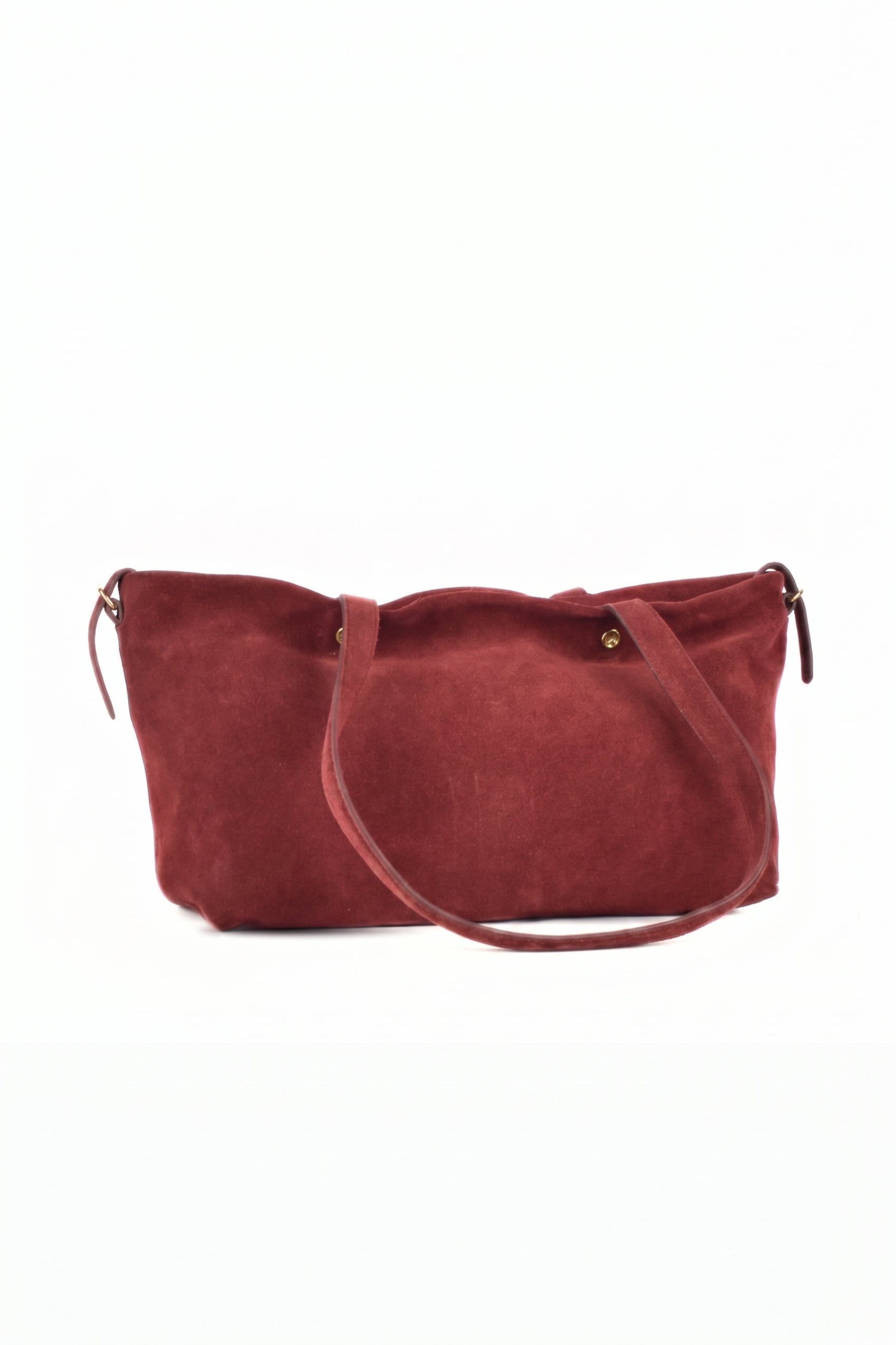 Moss Suede Tote Bag