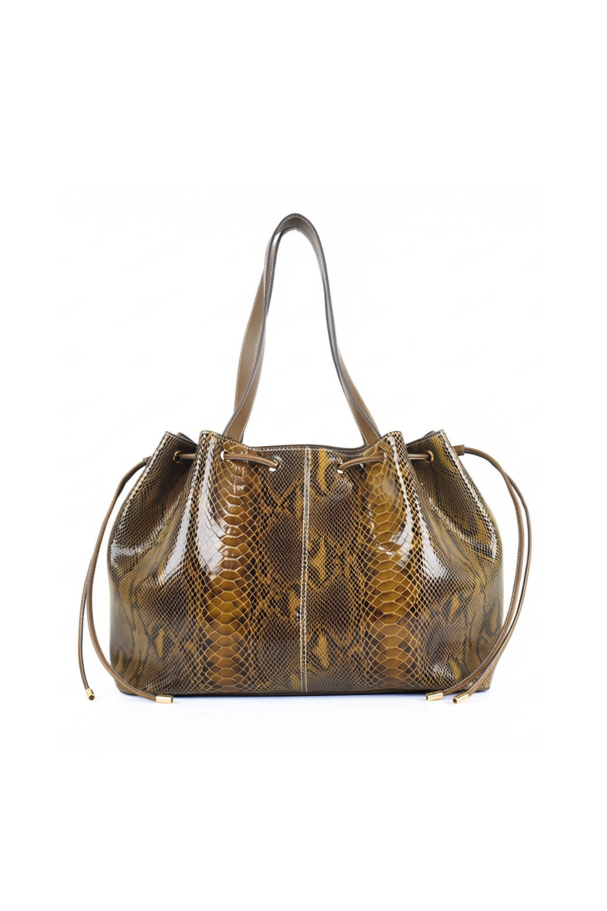 Snake Foil Leather Tote
