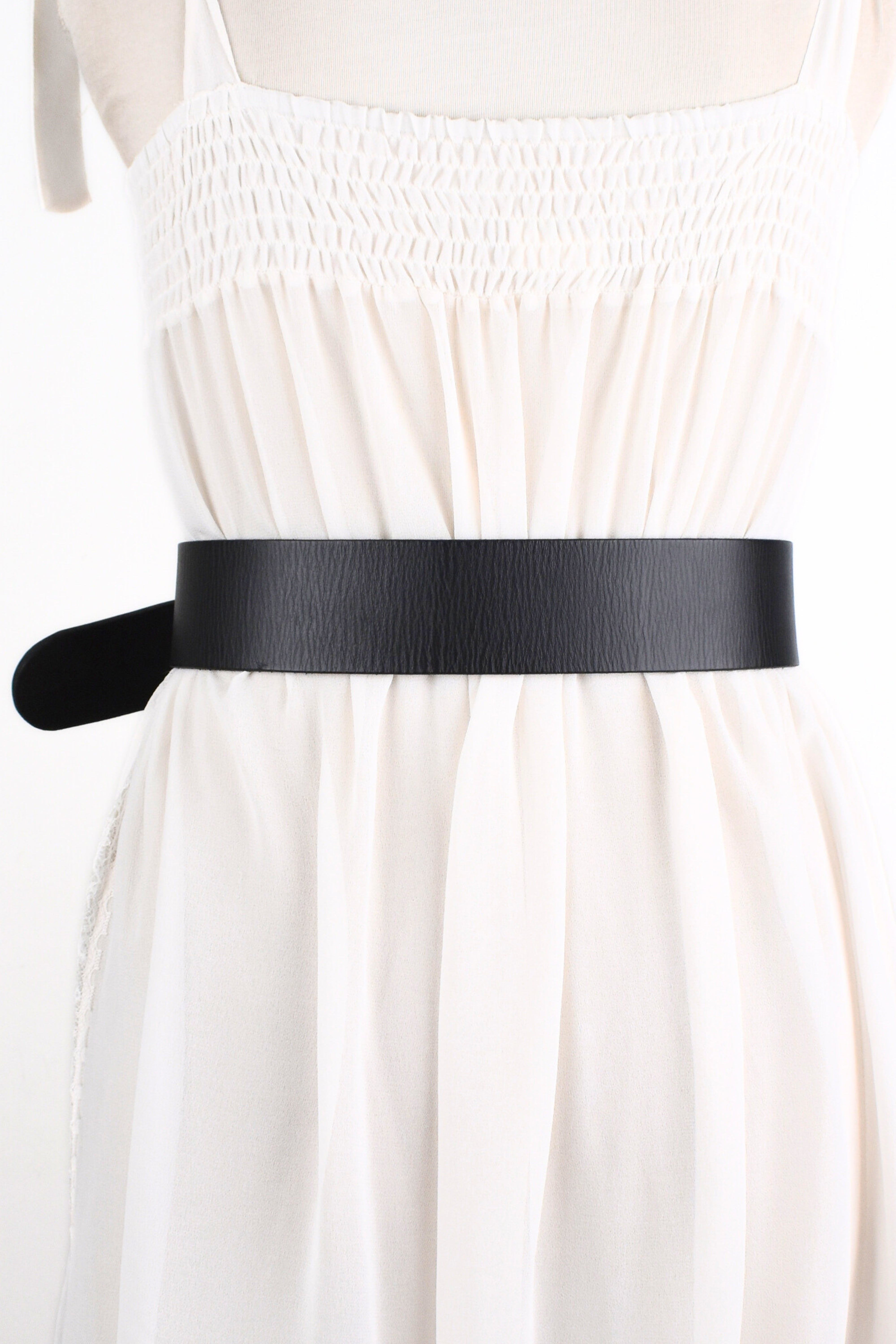 Midnight Orbit Leather Belt