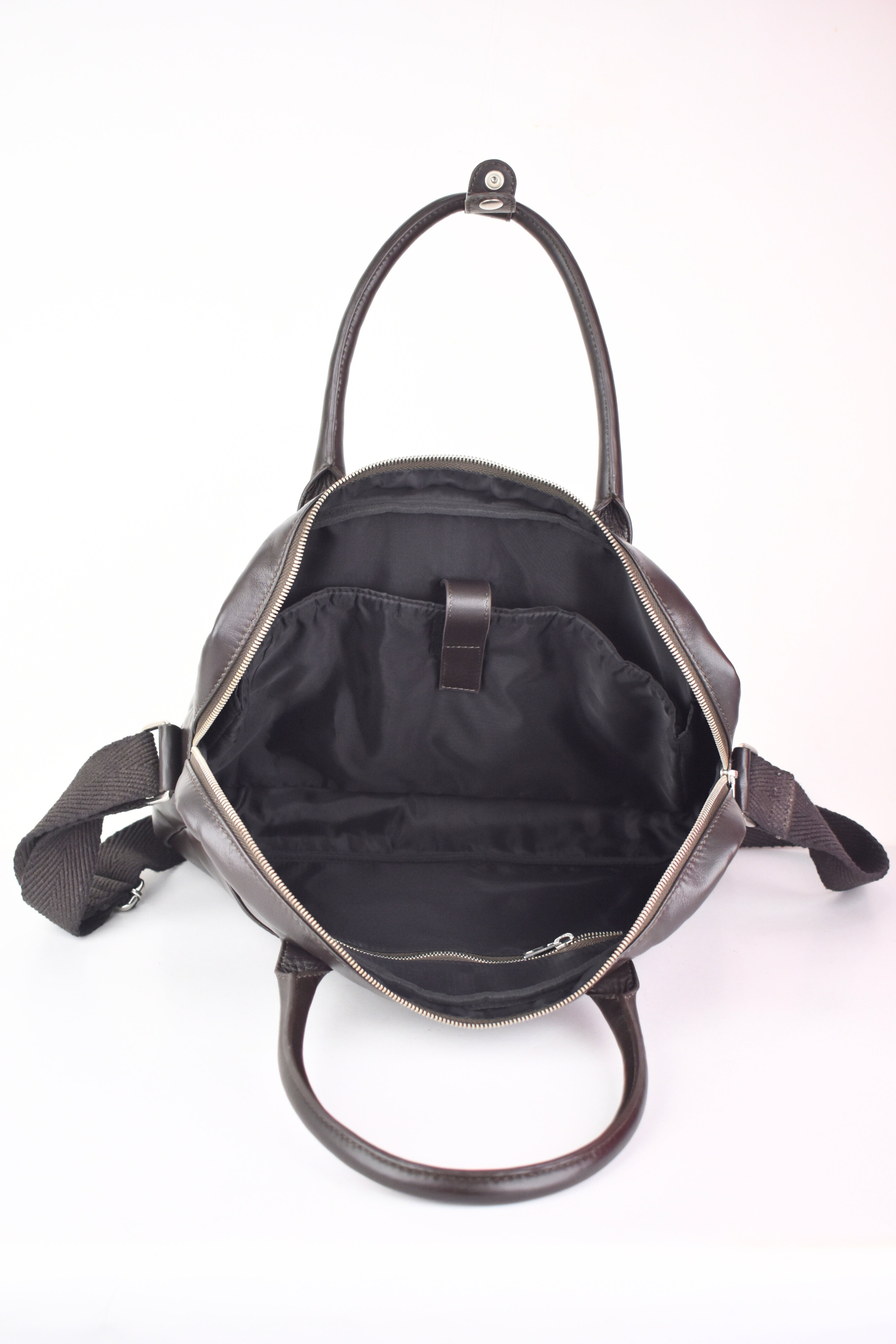 Ebony Elite Leather Laptop Bag