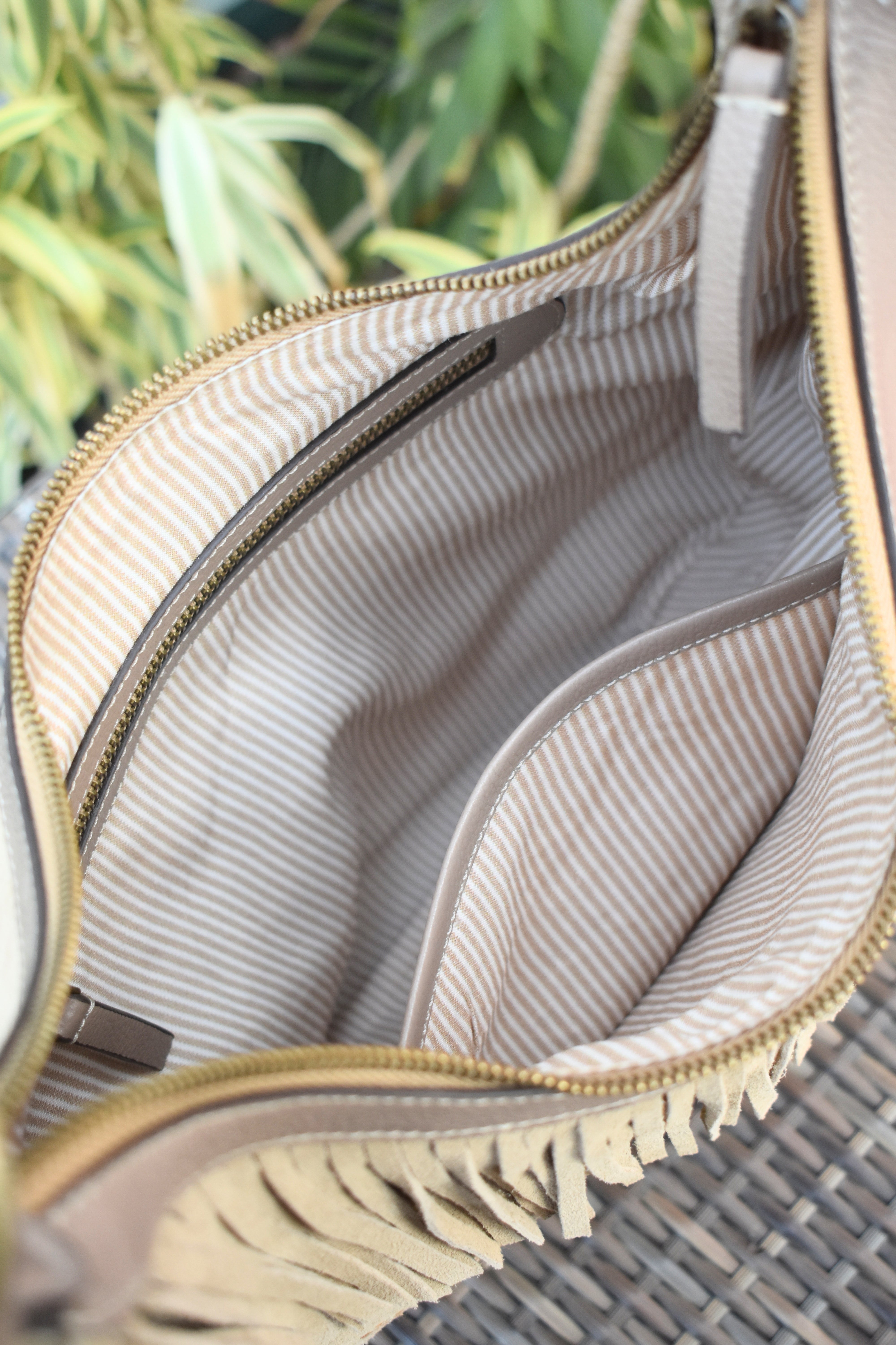 Desert Fringe Suede Shoulder Bag