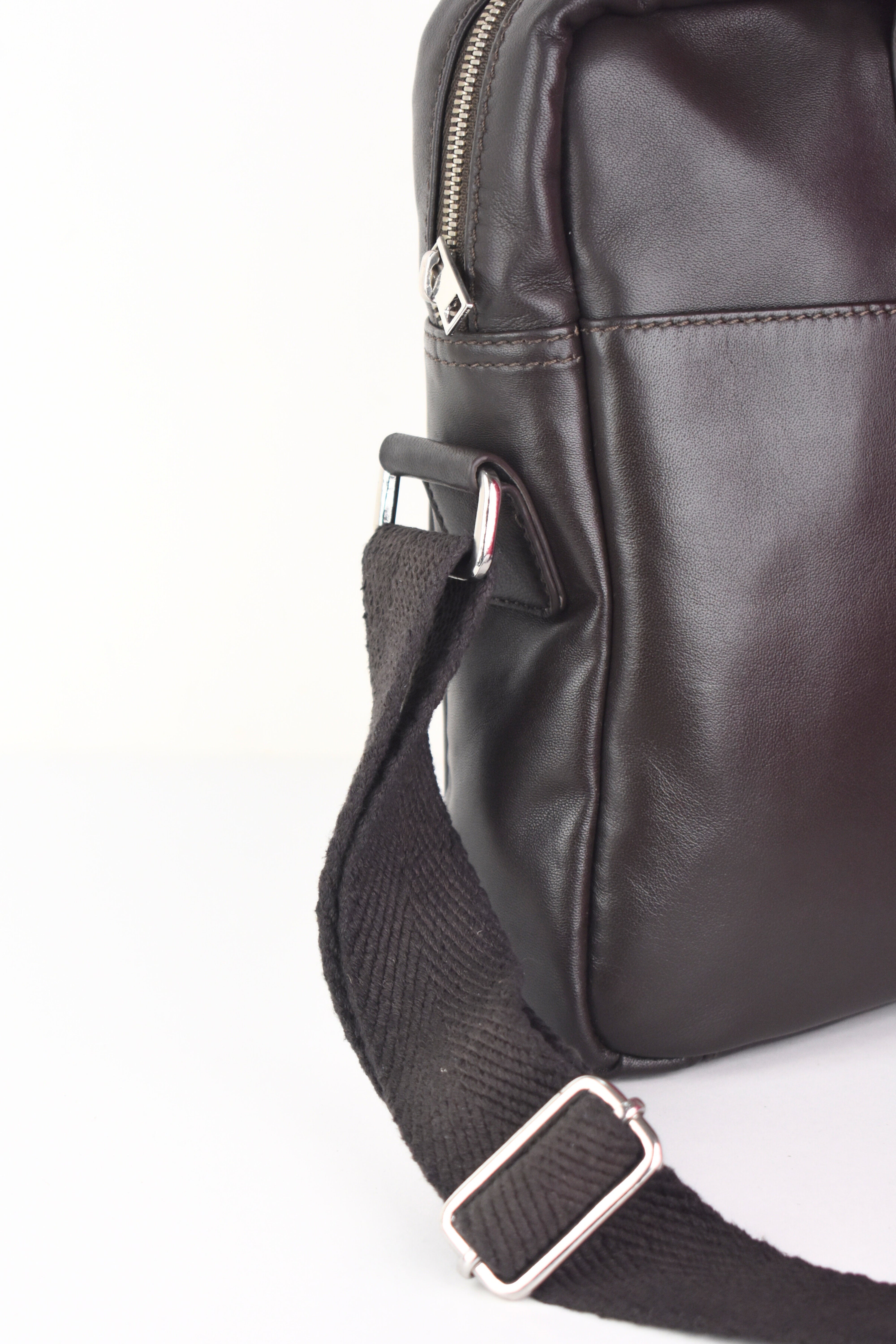 Ebony Elite Leather Laptop Bag