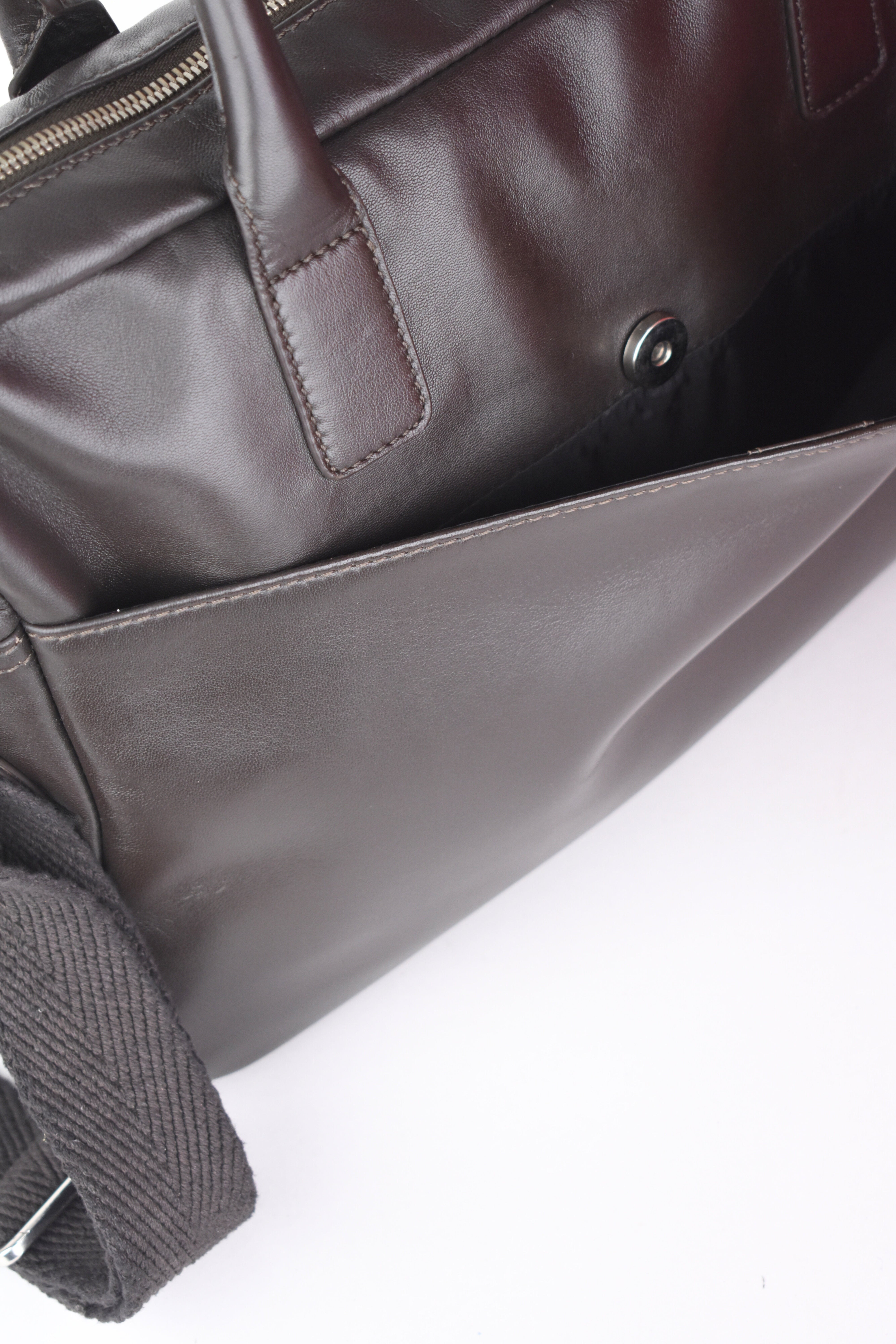 Ebony Elite Leather Laptop Bag