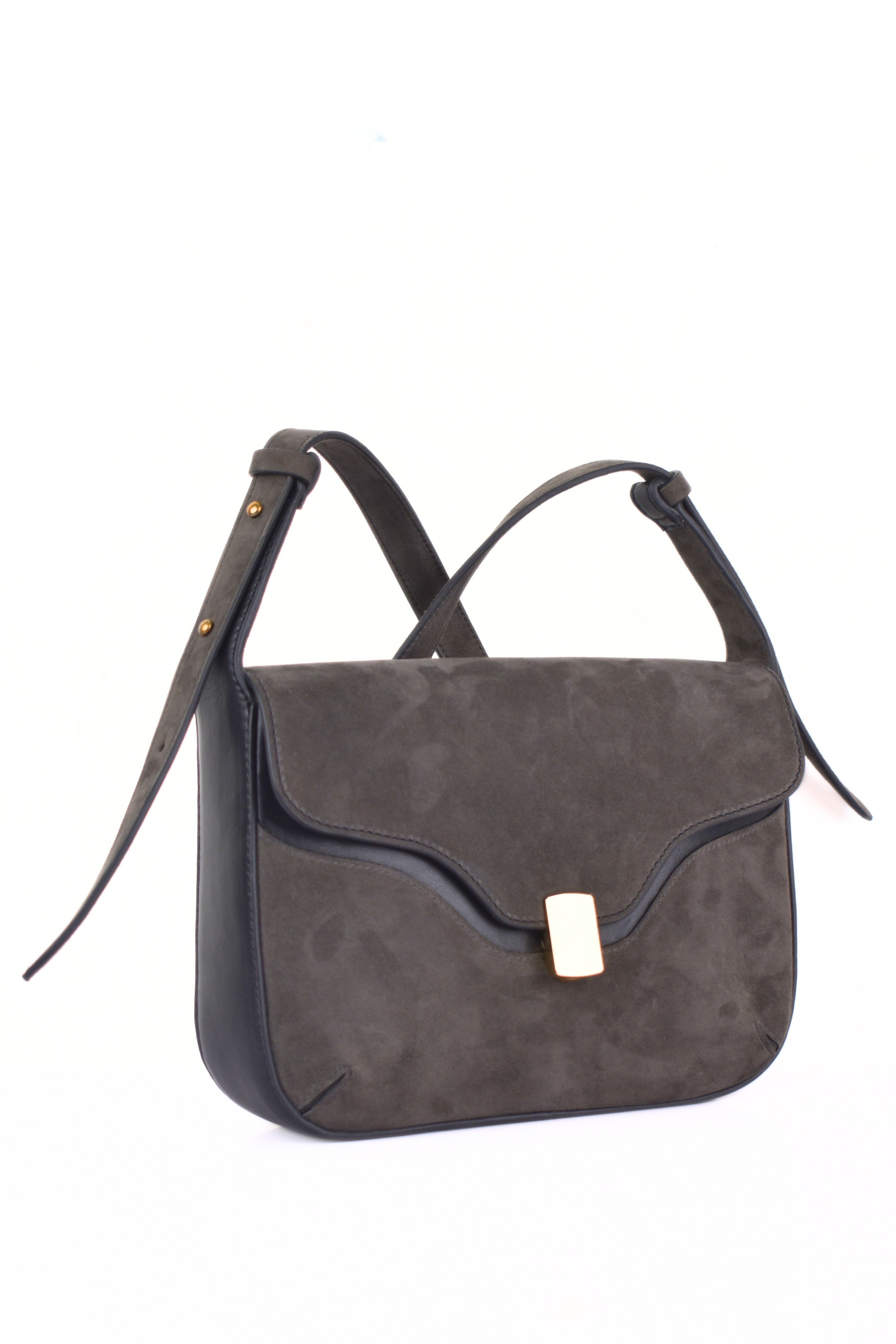 Charcoal Elegance Shoulder Bag