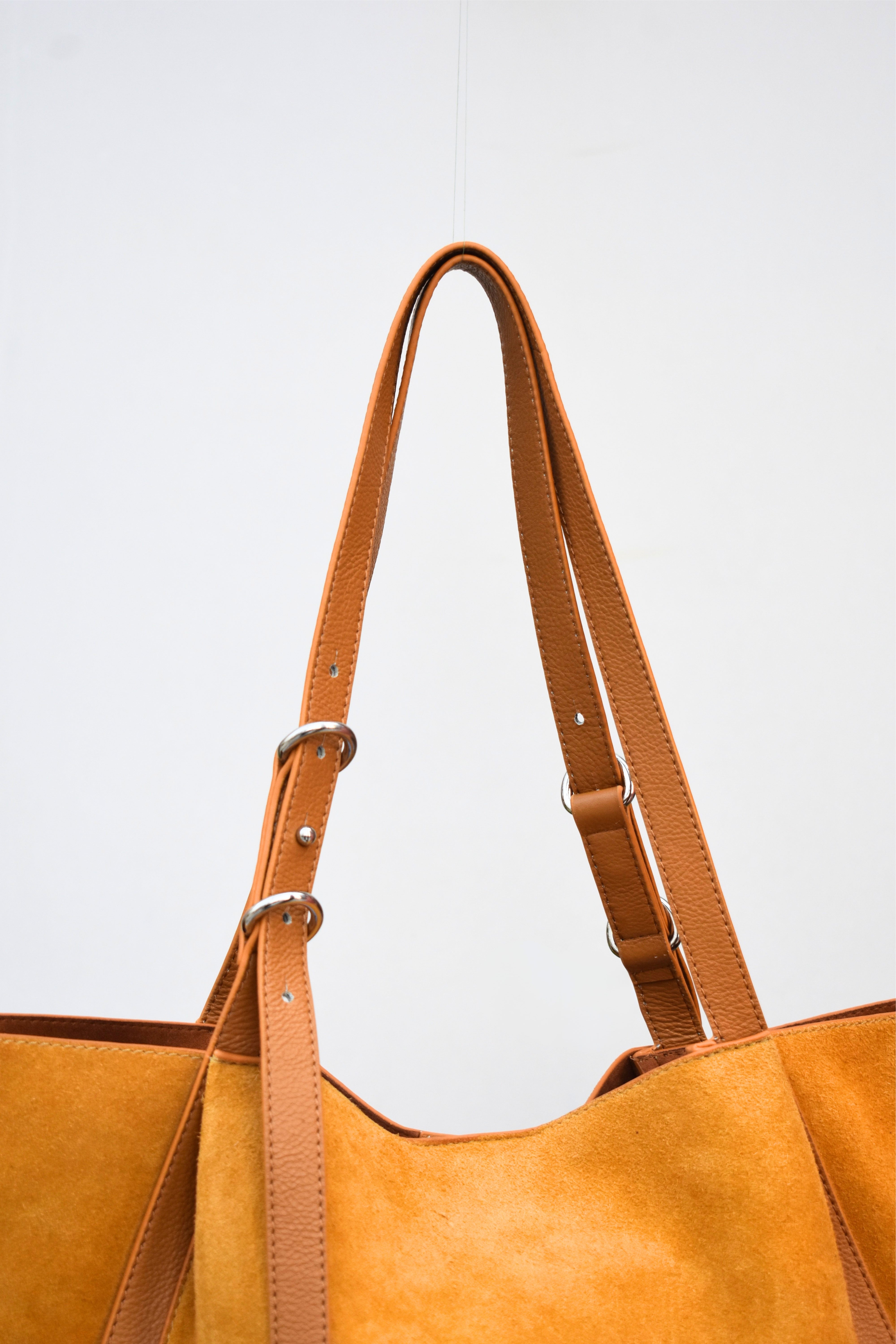 Amber Sun Suede Tote