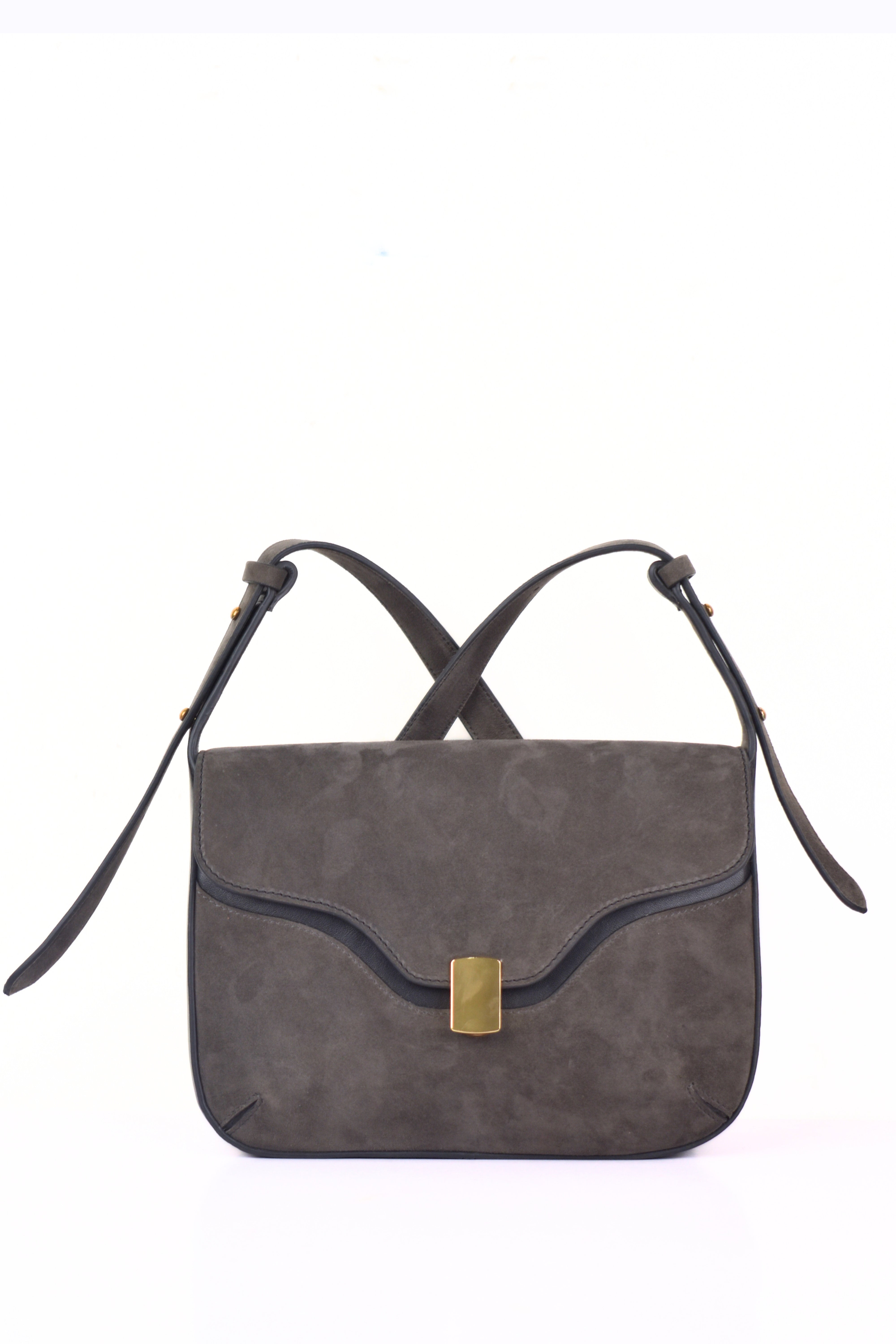 Charcoal Elegance Shoulder Bag