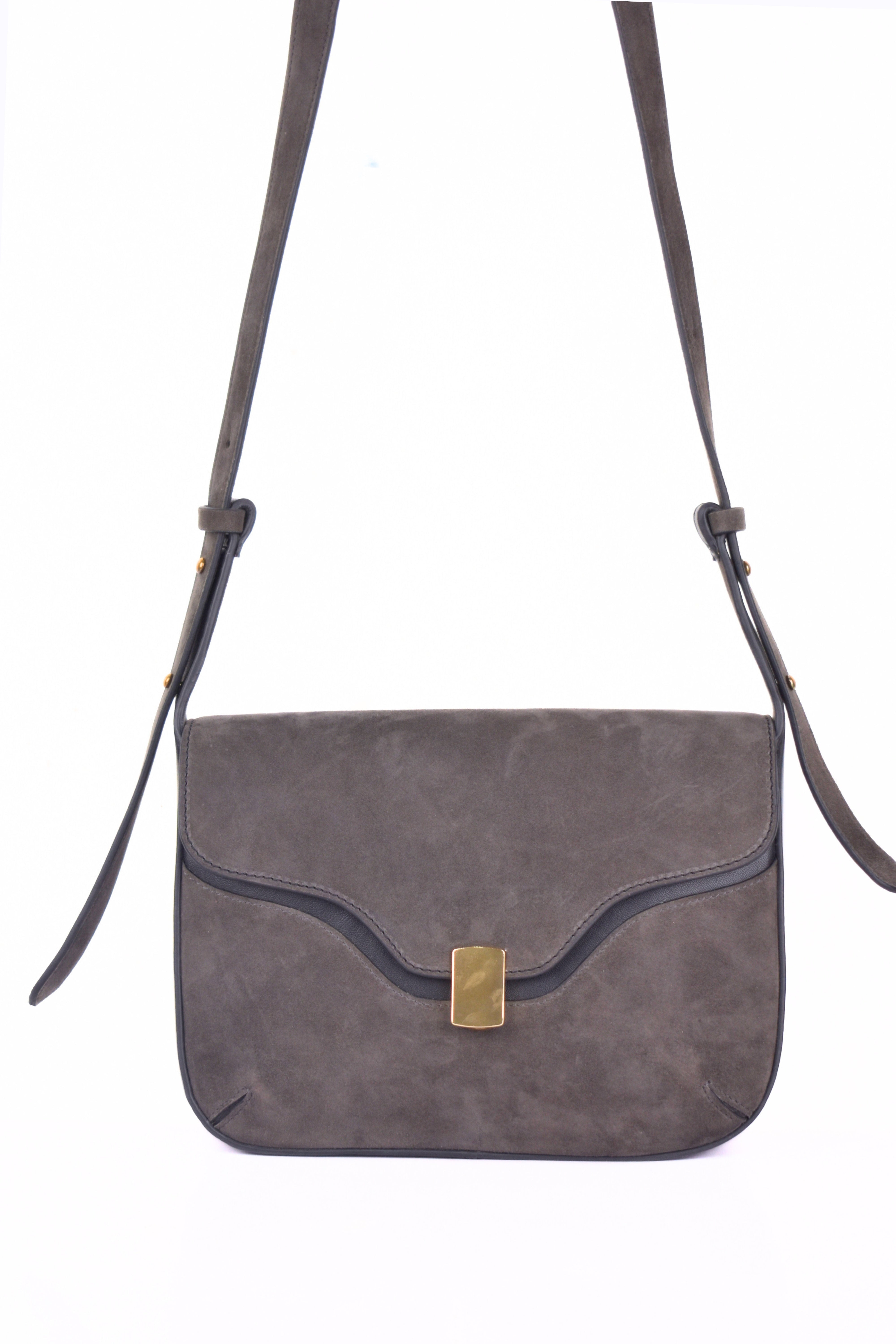 Charcoal Elegance Shoulder Bag