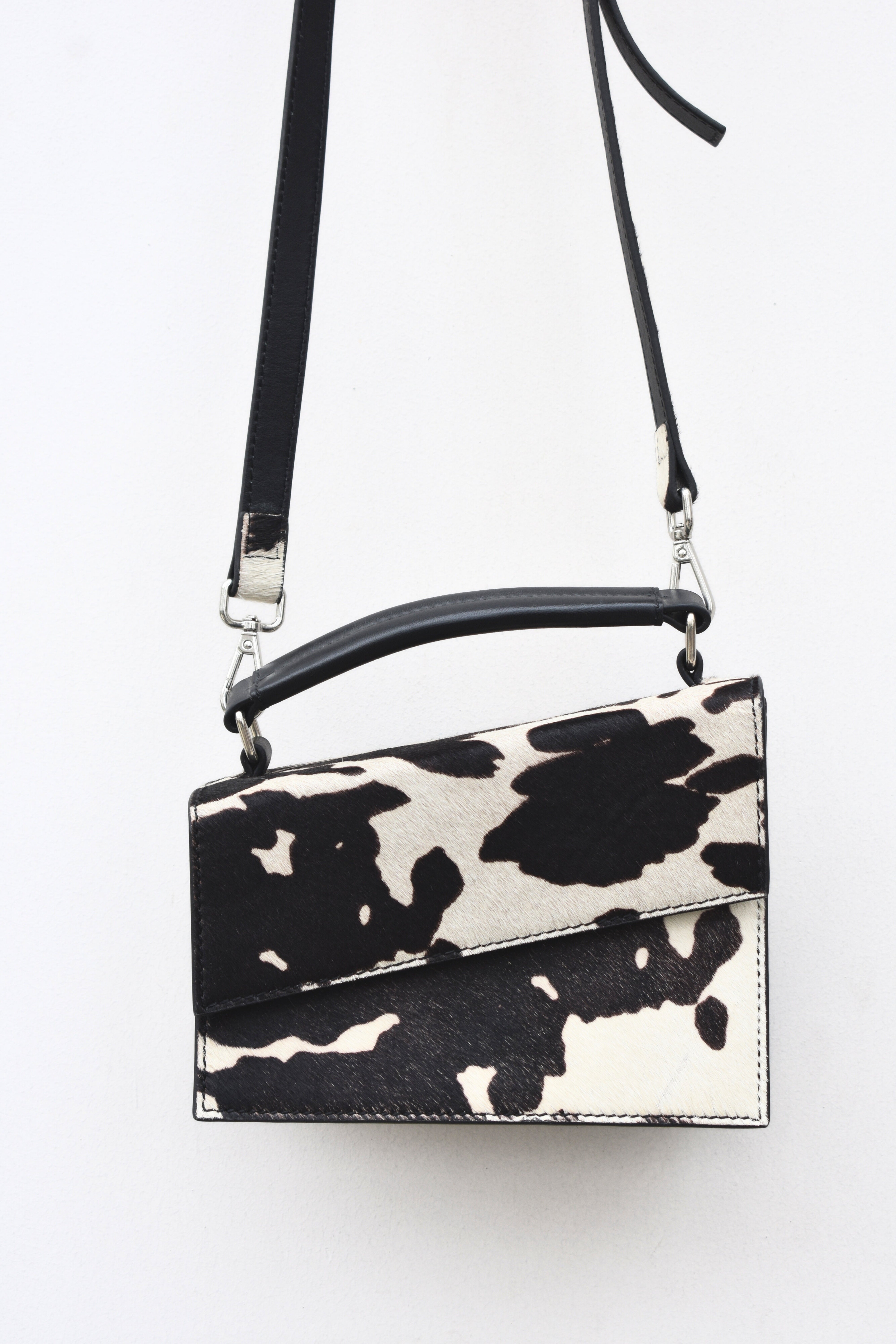 Chic Hair-On Leather Bag