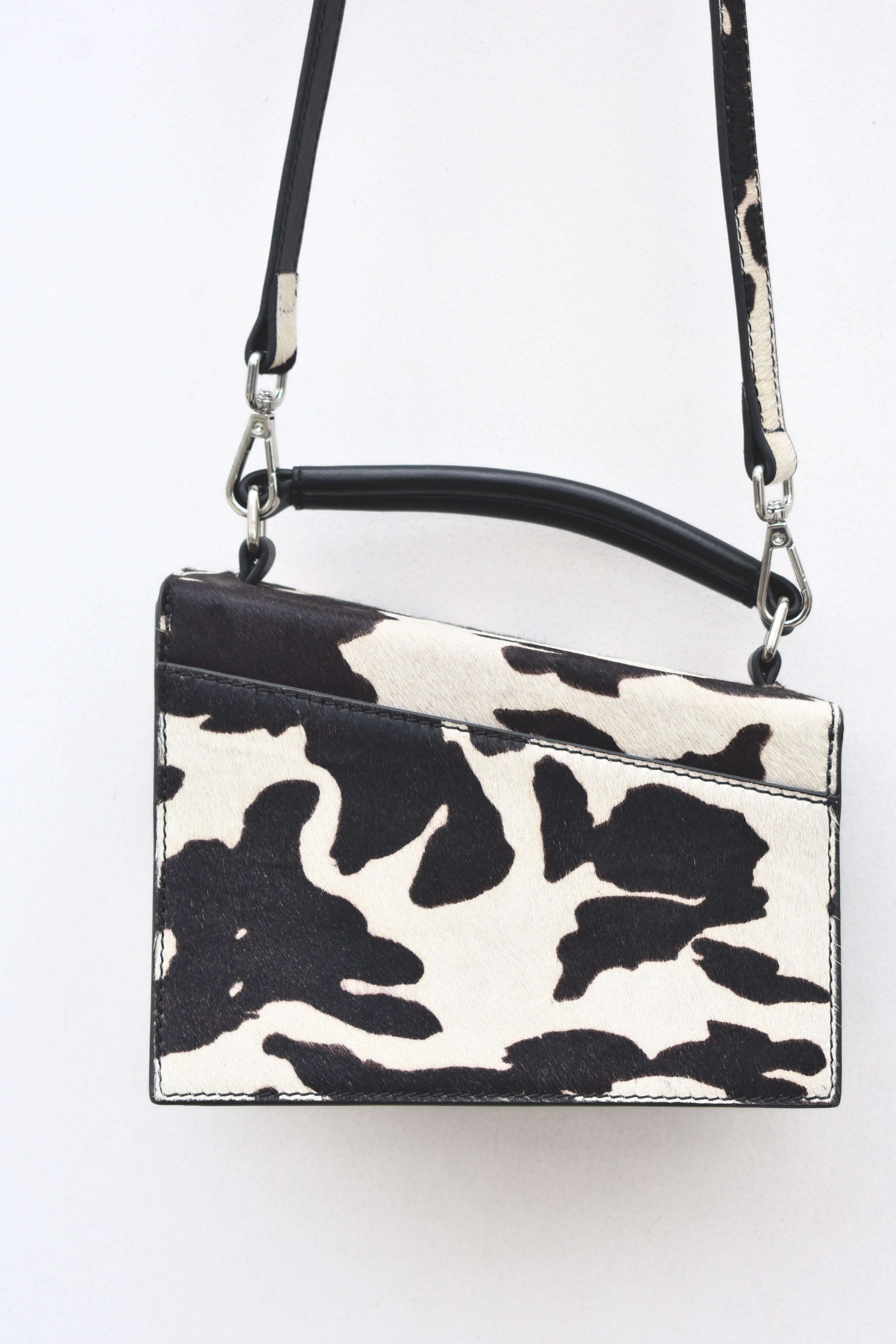 Chic Hair-On Leather Bag