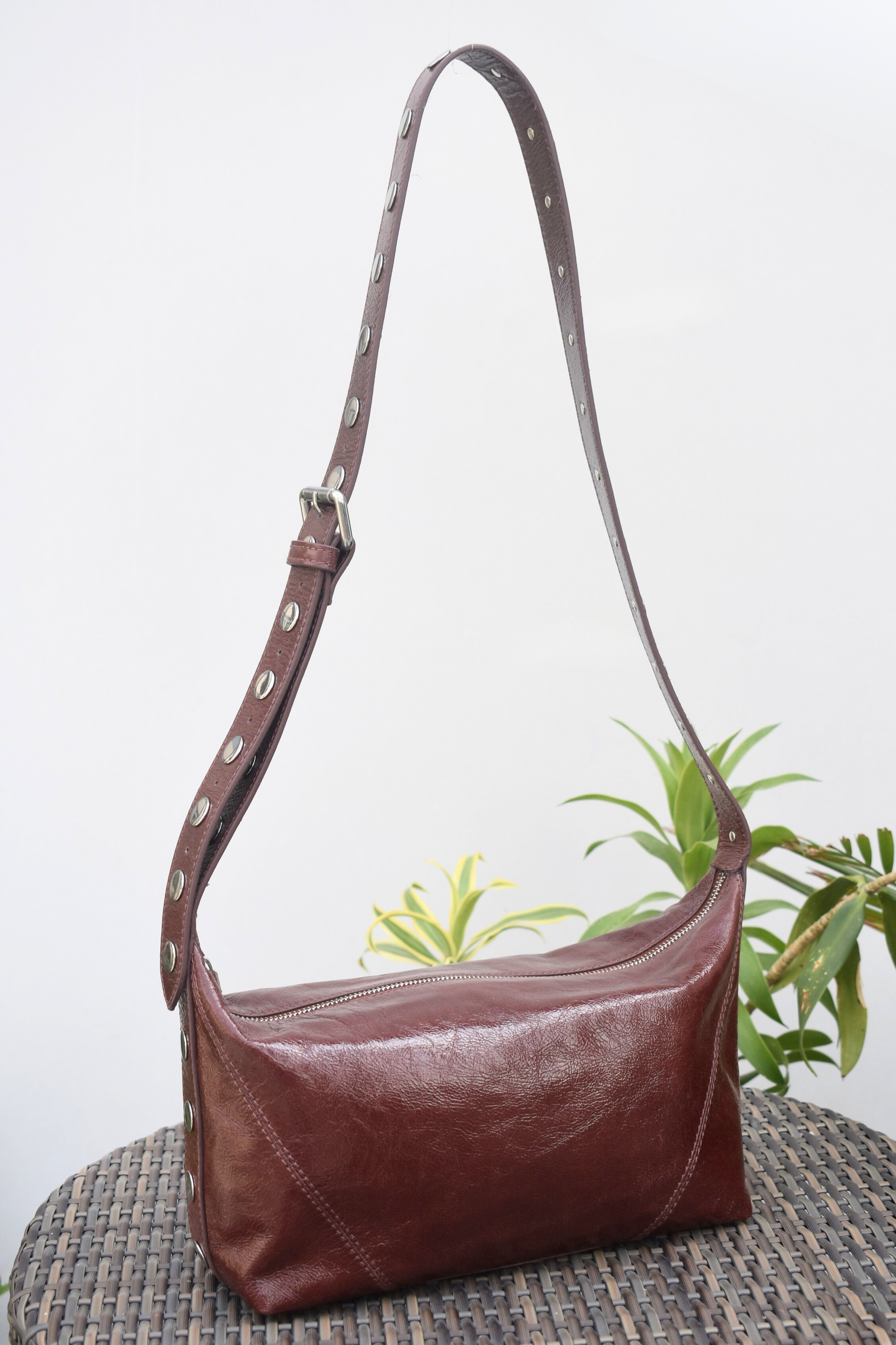 Viola Studded Shoulder Bag