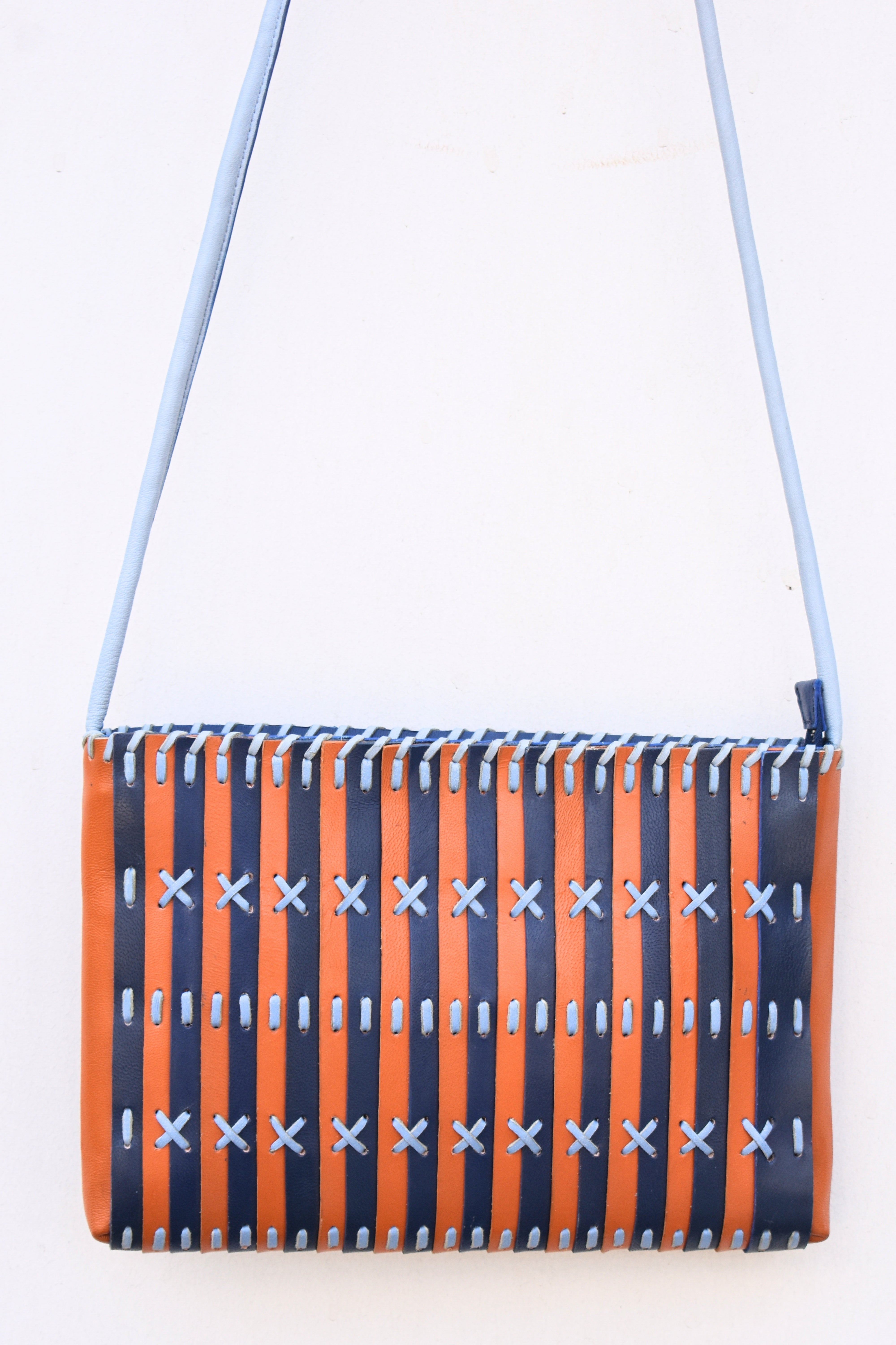 Xylo Weave Leather Bag