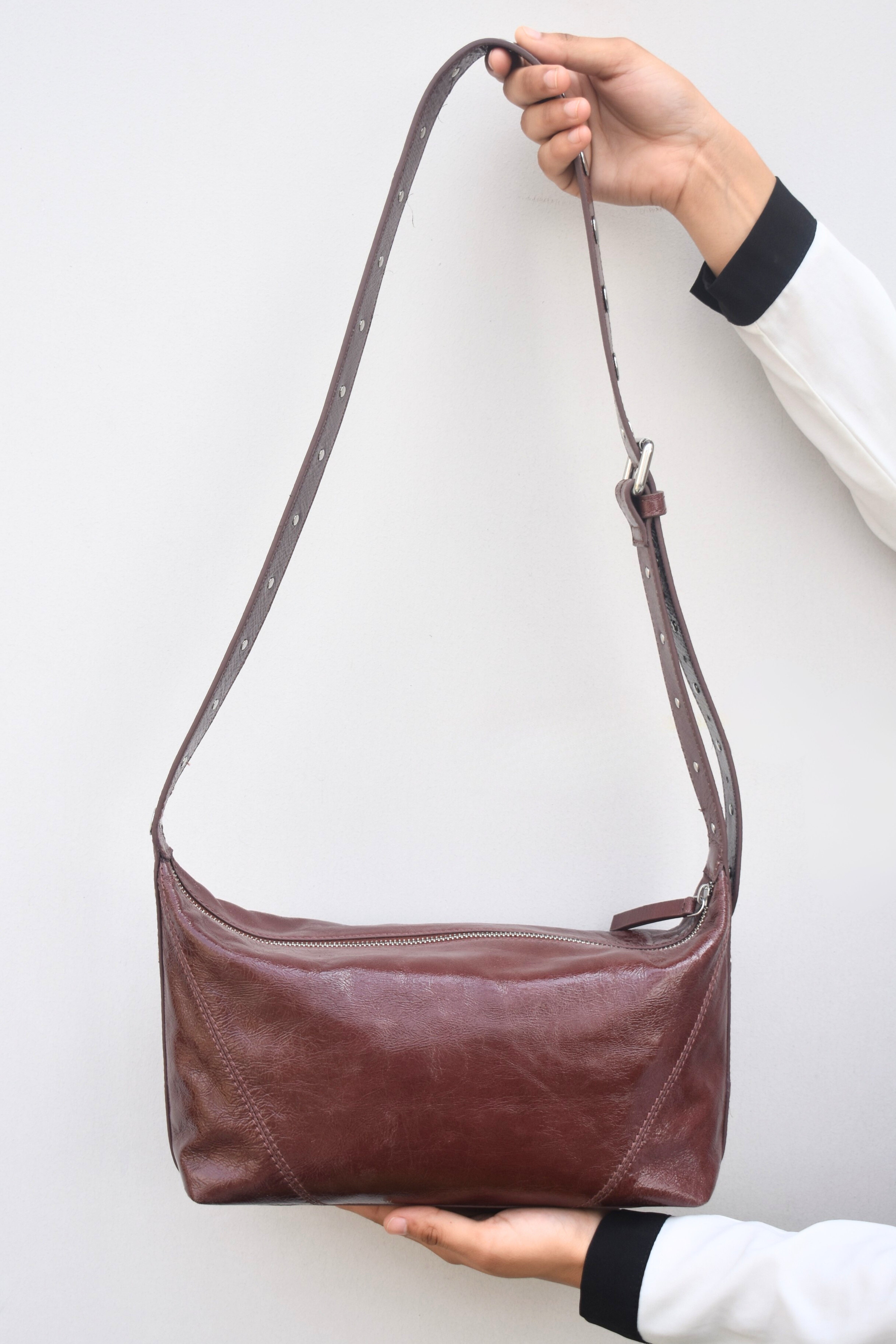 Viola Studded Shoulder Bag