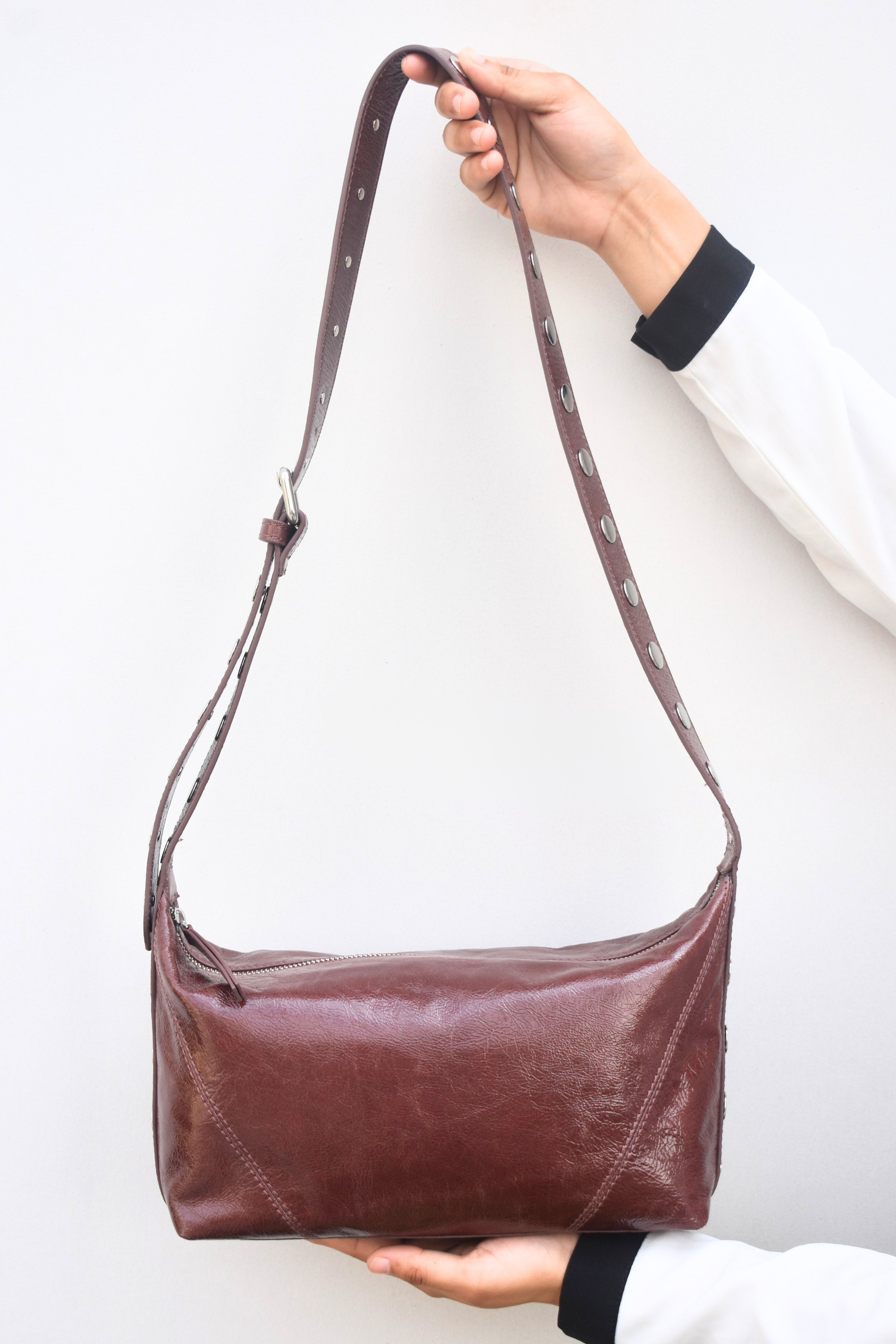 Viola Studded Shoulder Bag