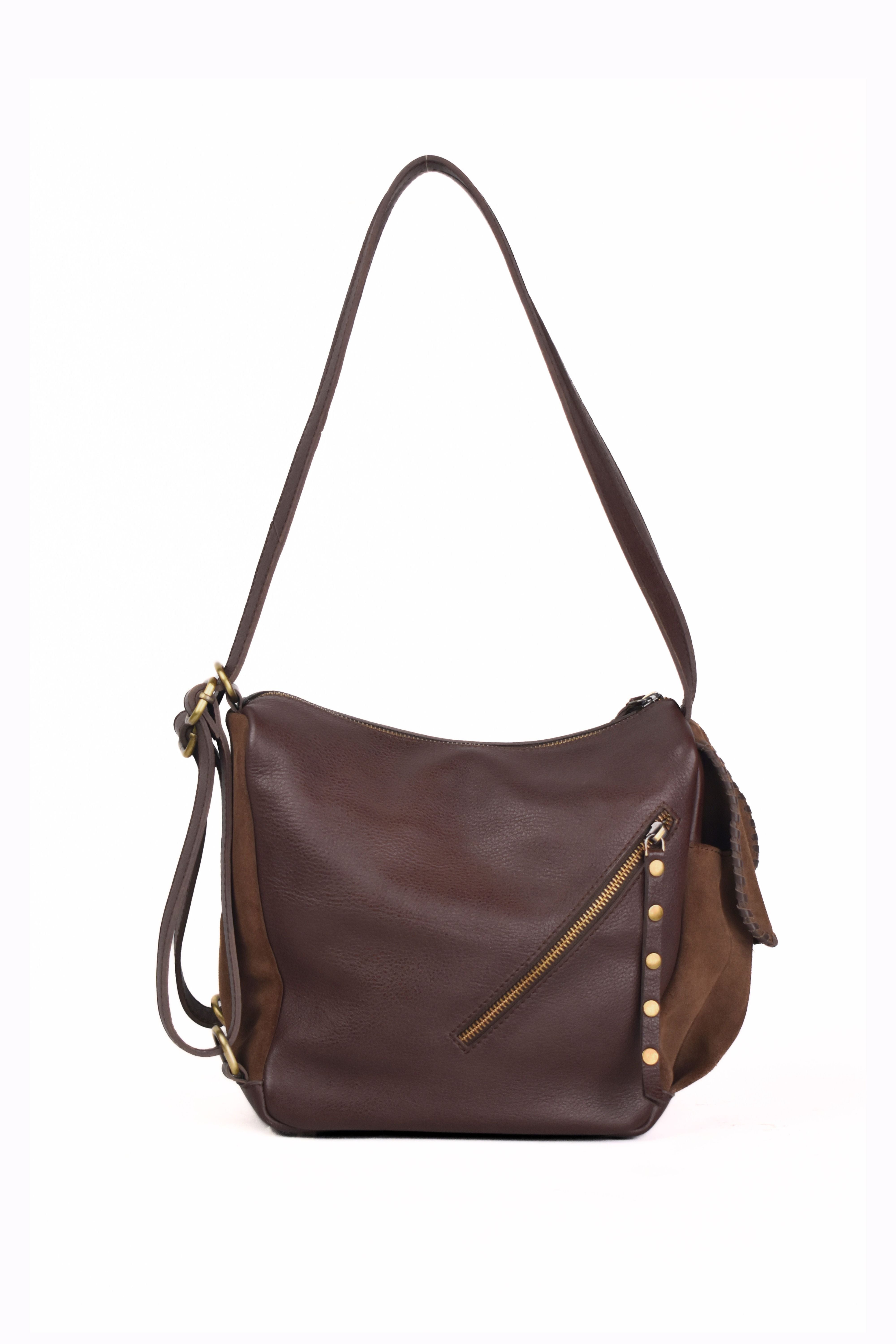 Terra Stud Saddle Shoulder Bag