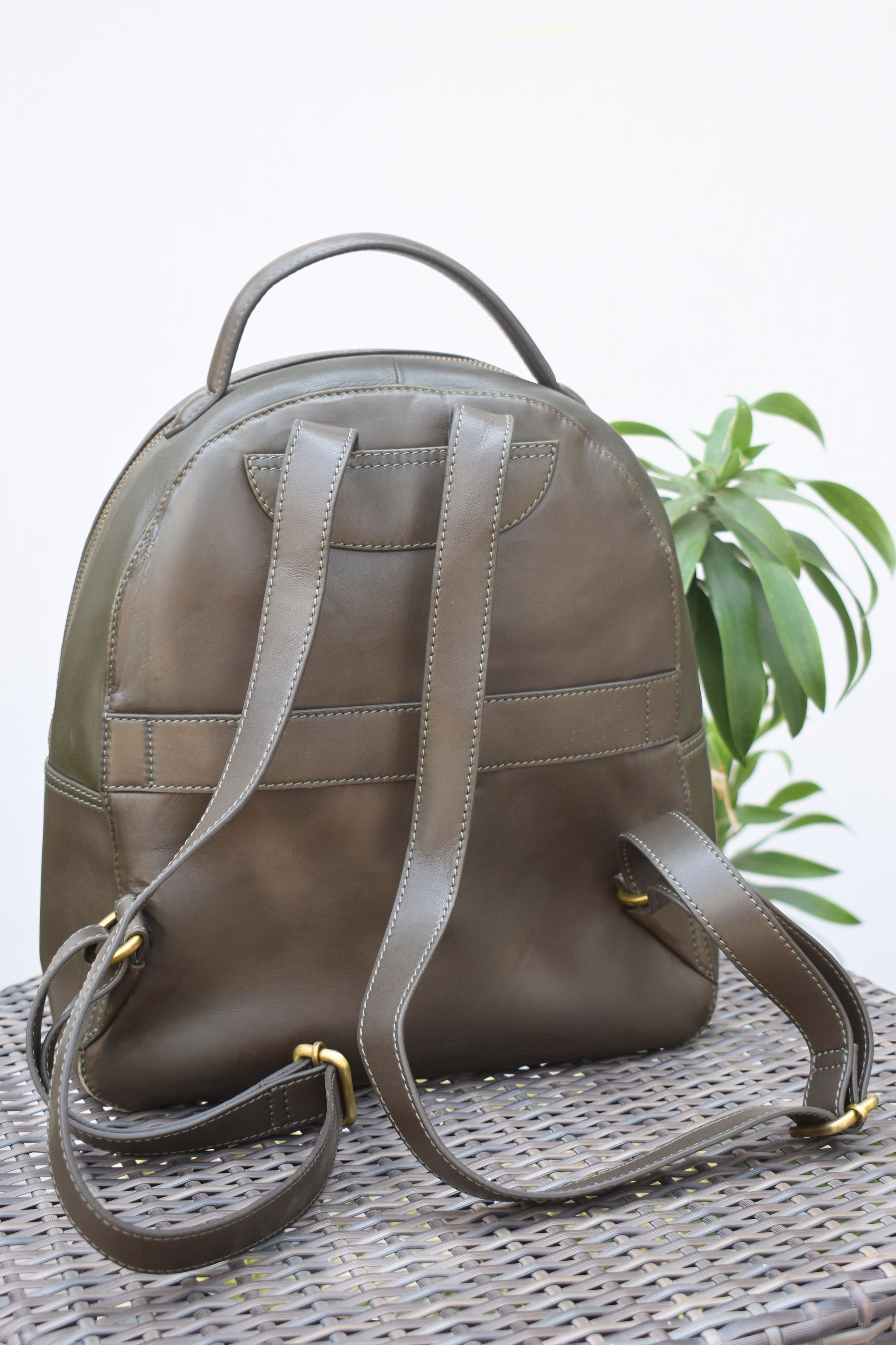 Luxury Quilted Leather Backpack