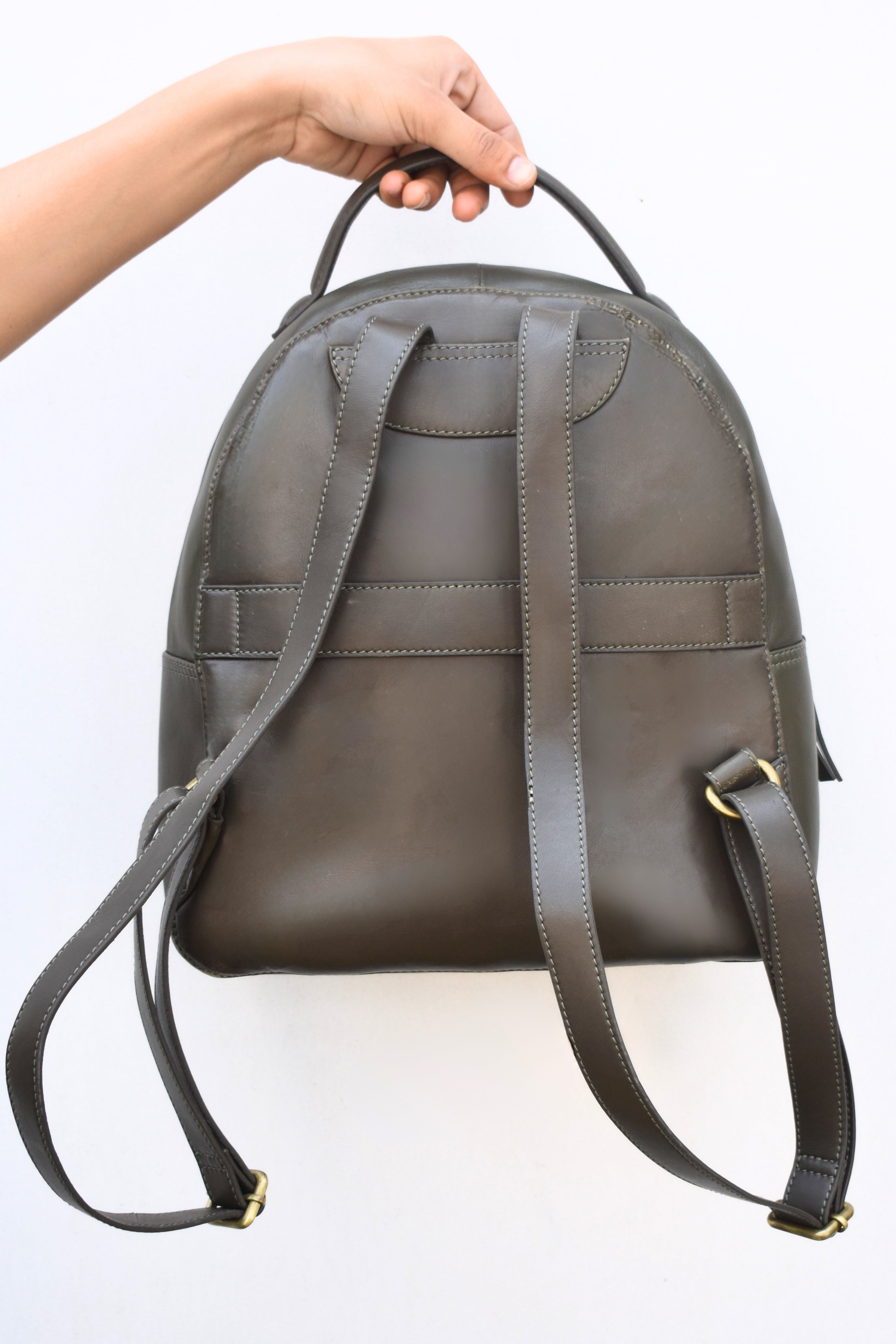 Luxury Quilted Leather Backpack