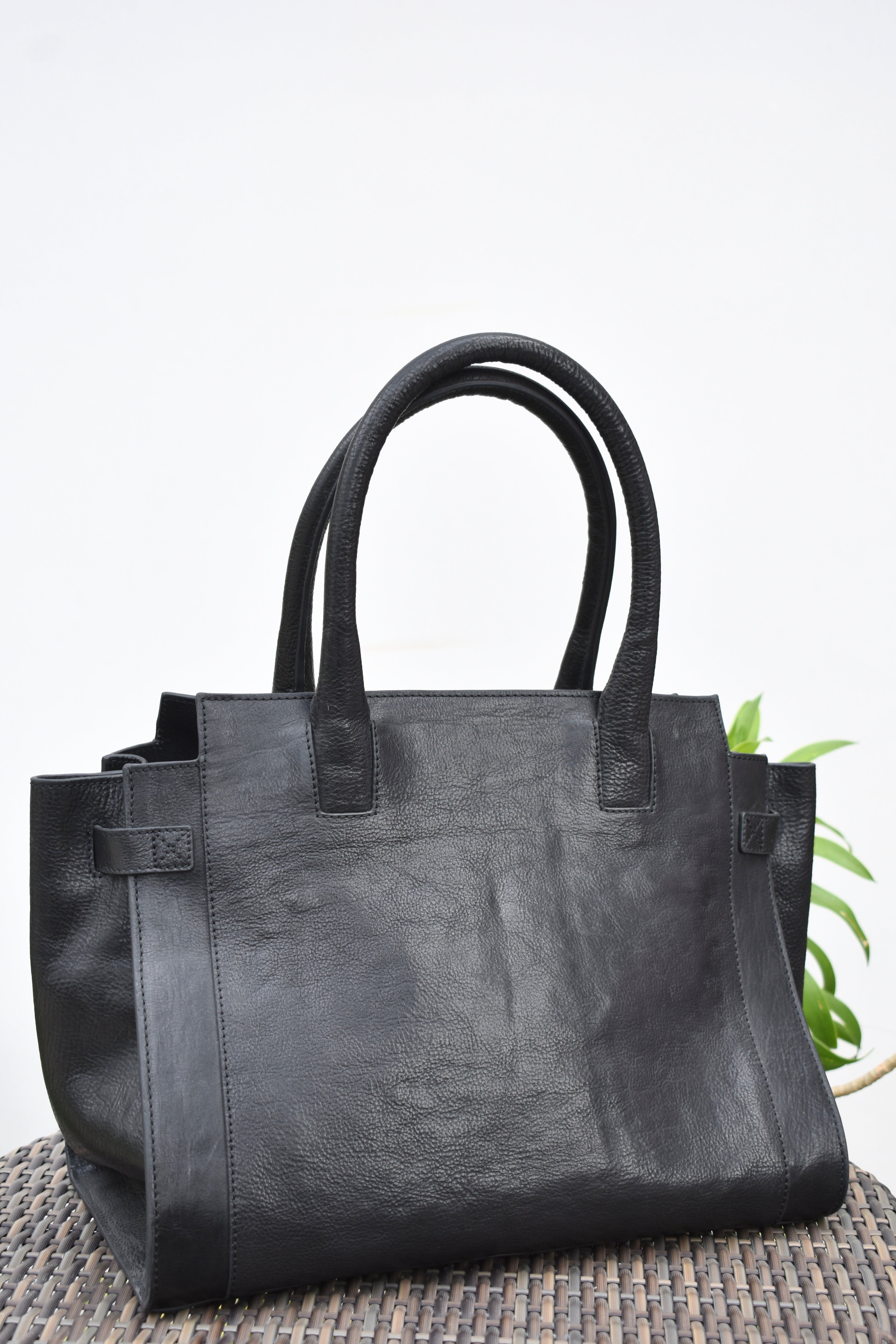 Noir Stride Tote Bag