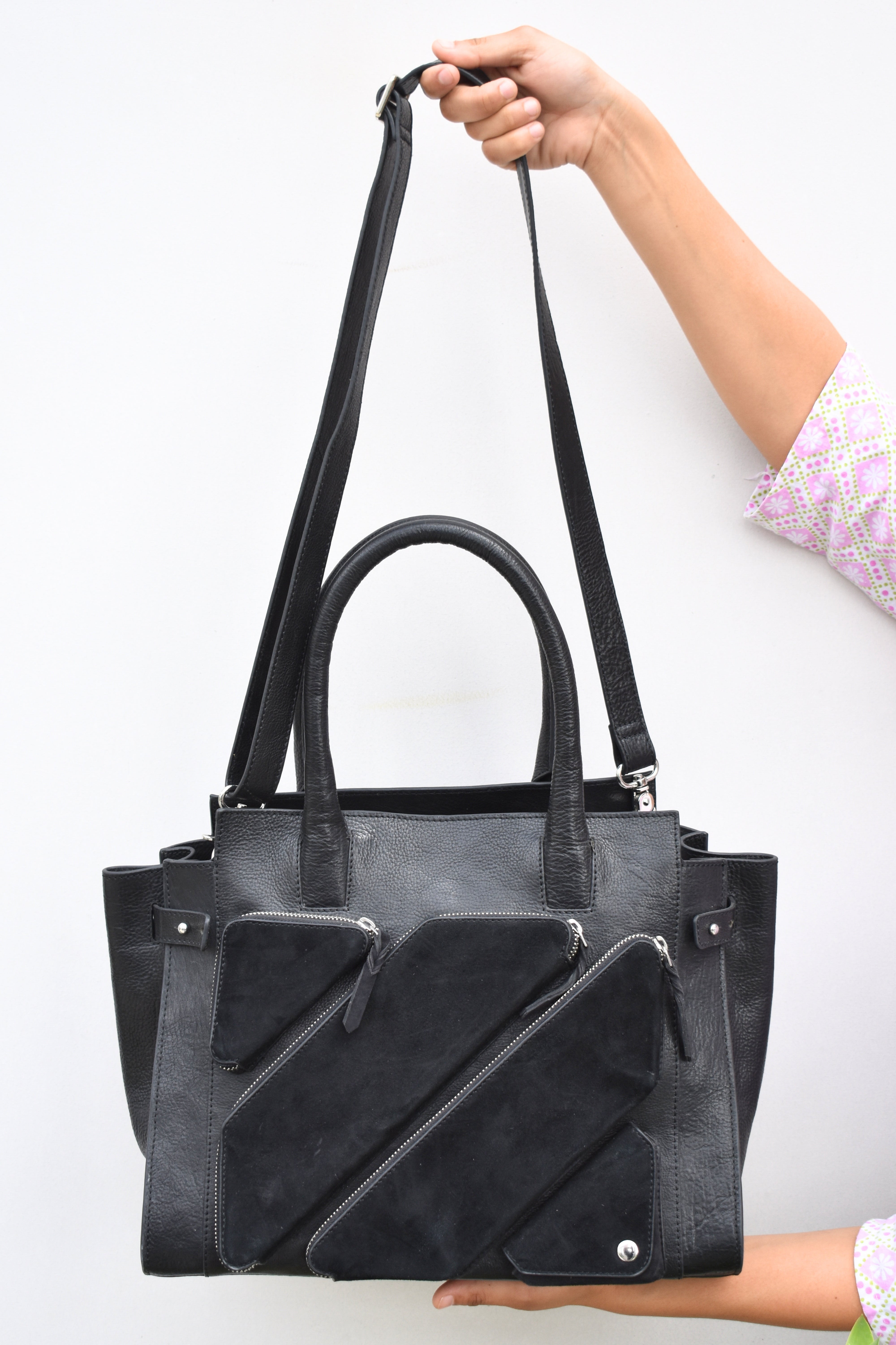 Noir Stride Tote Bag