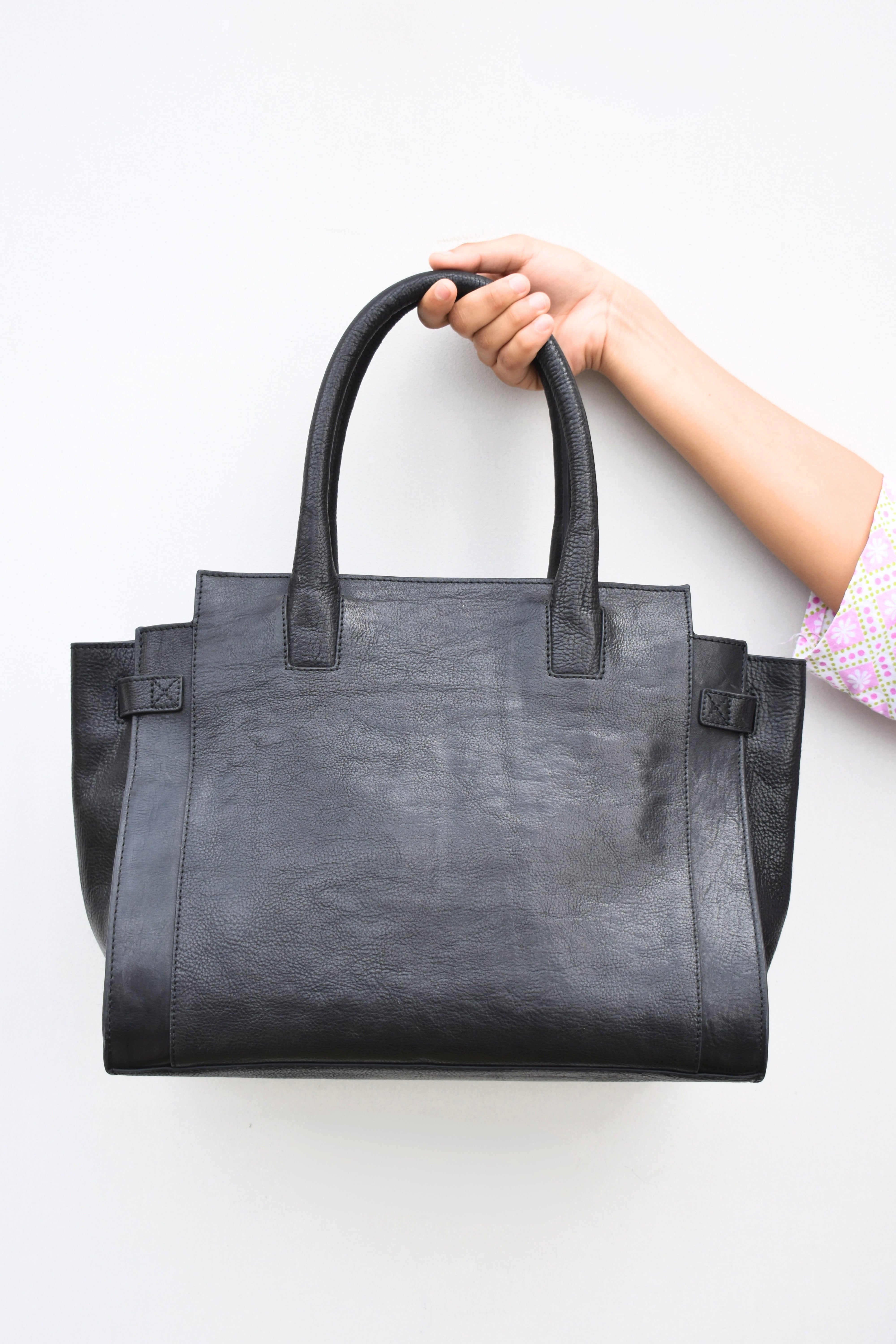Noir Stride Tote Bag
