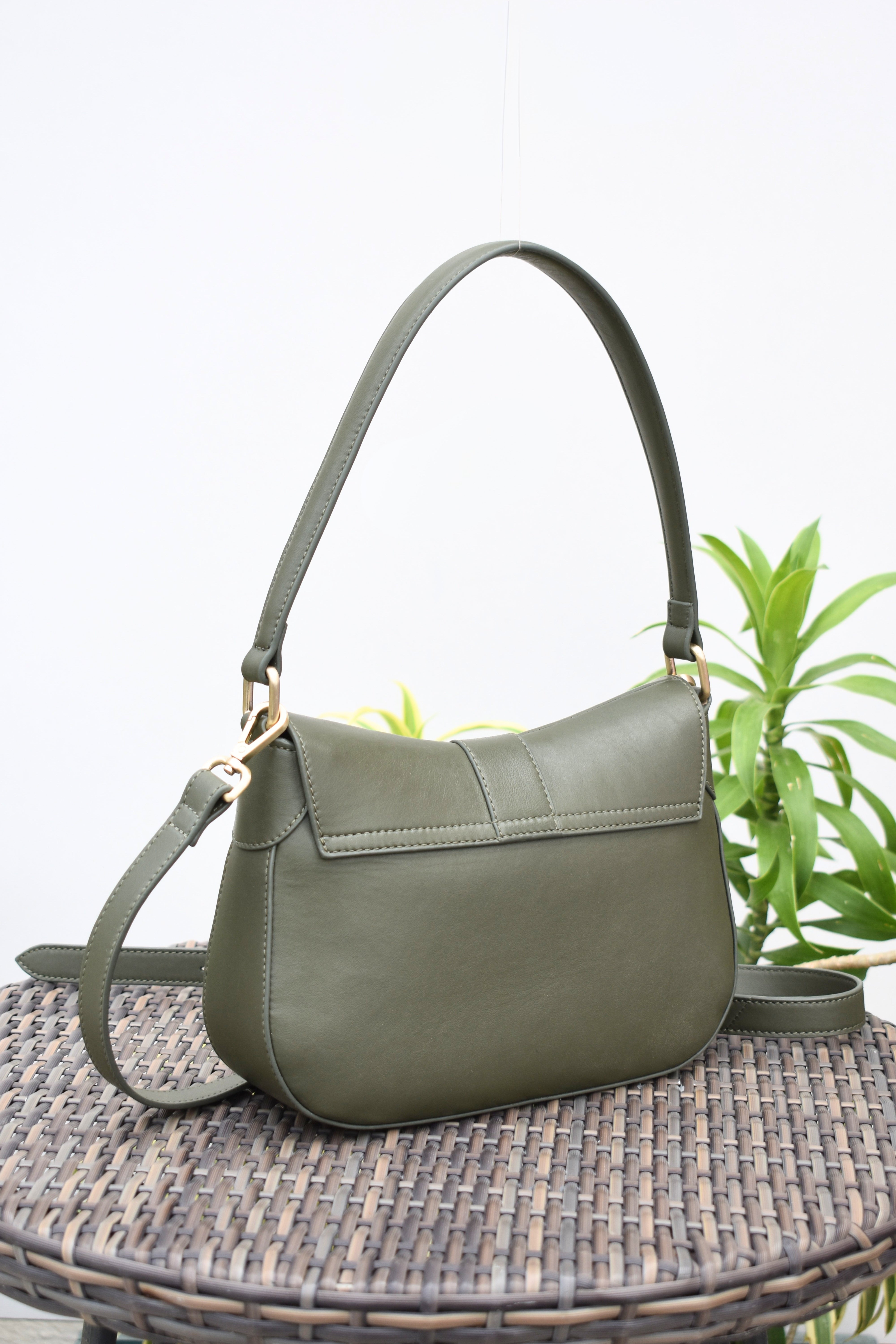 Olive Ring Shoulder Bag