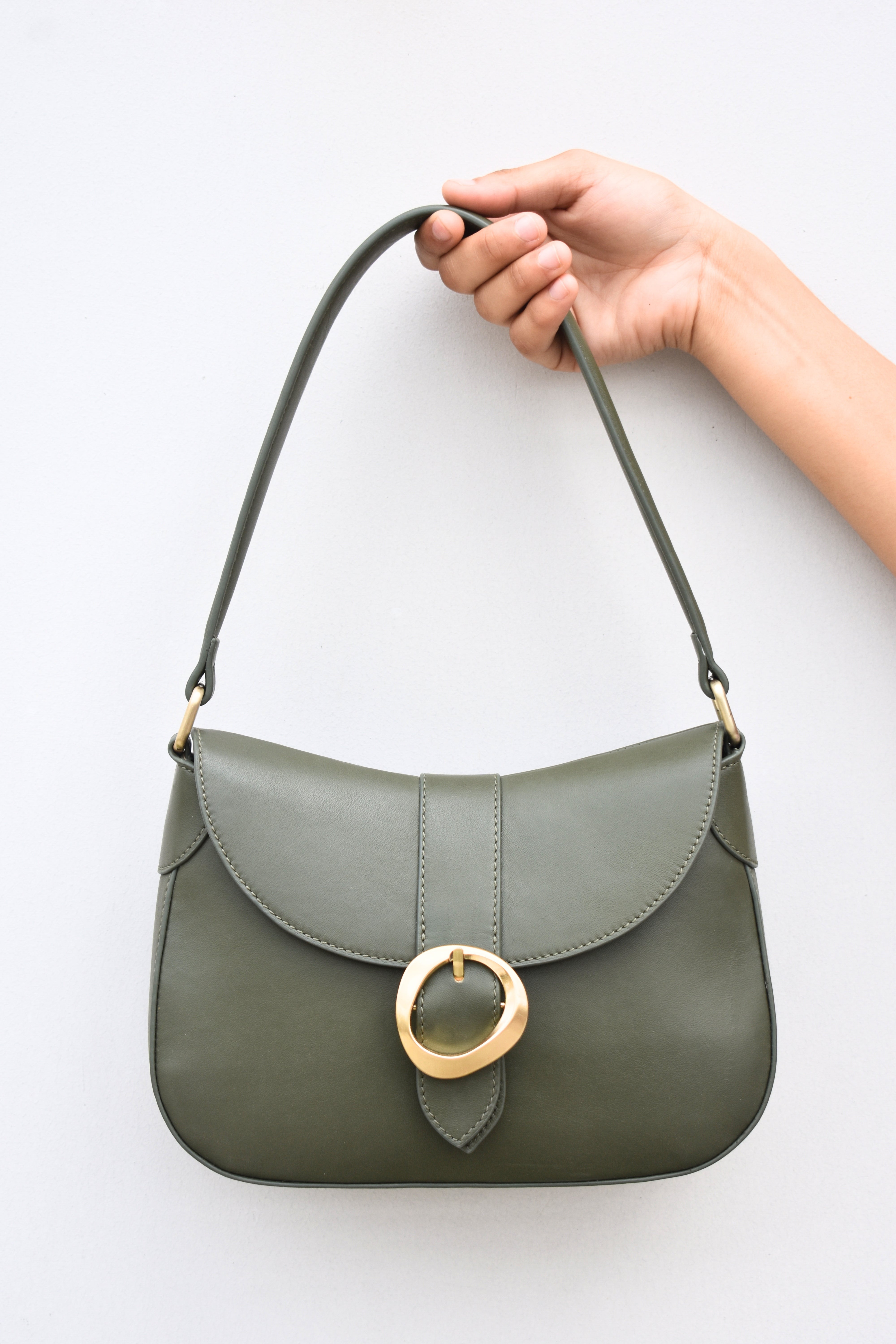 Olive Ring Shoulder Bag