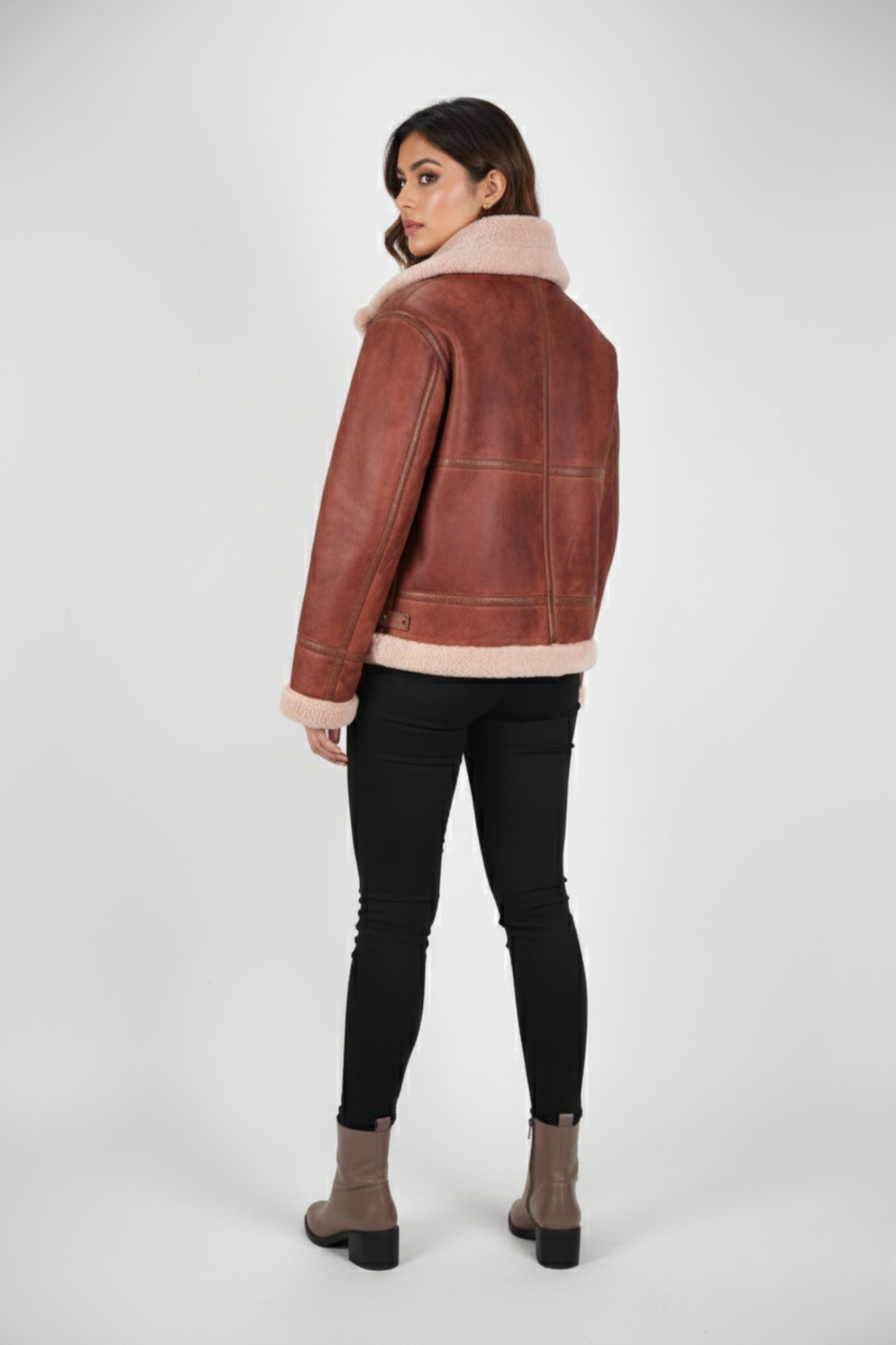 The Evercrest Aviator Jacket – Rust