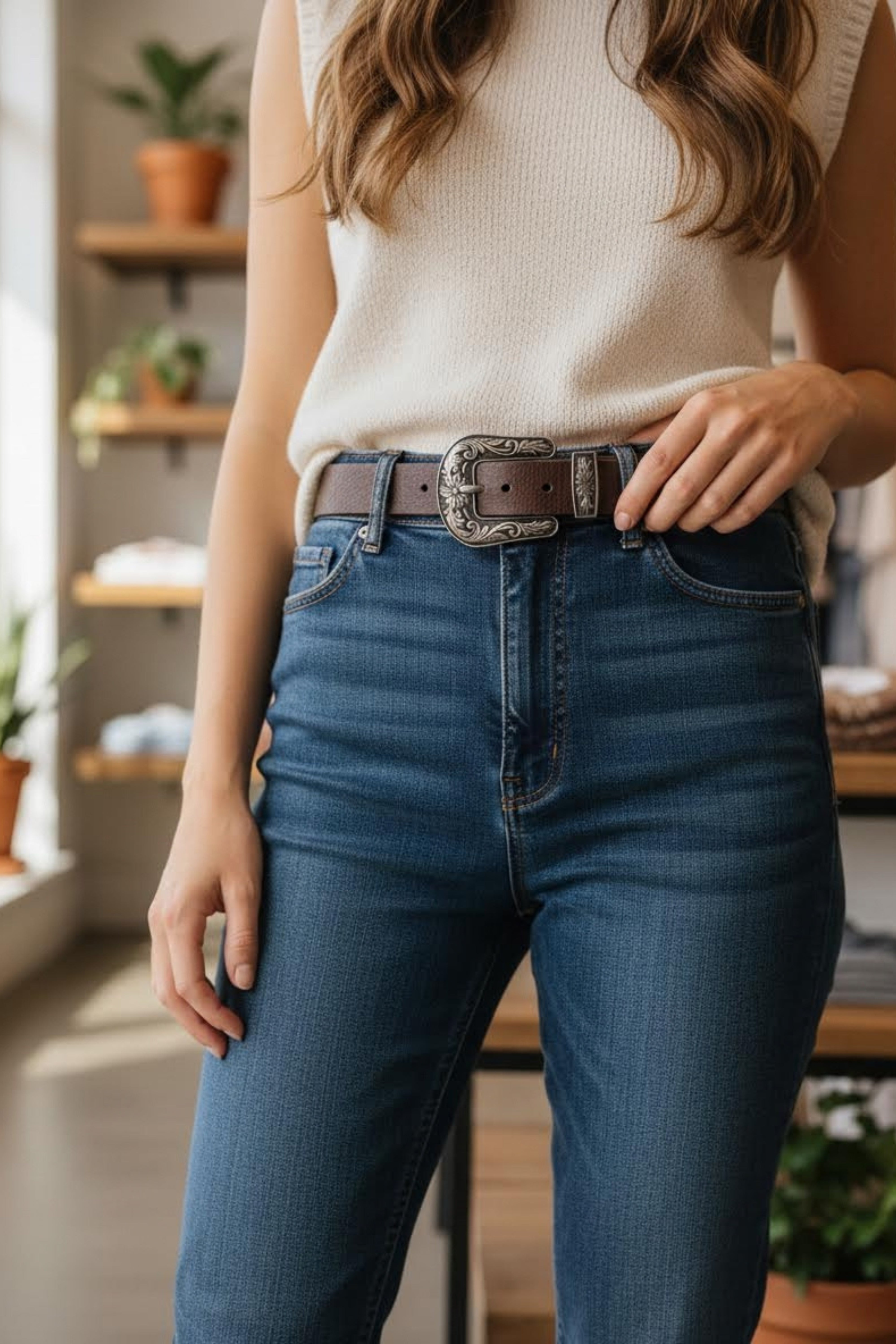 Broncovine Heritage Leather Belt