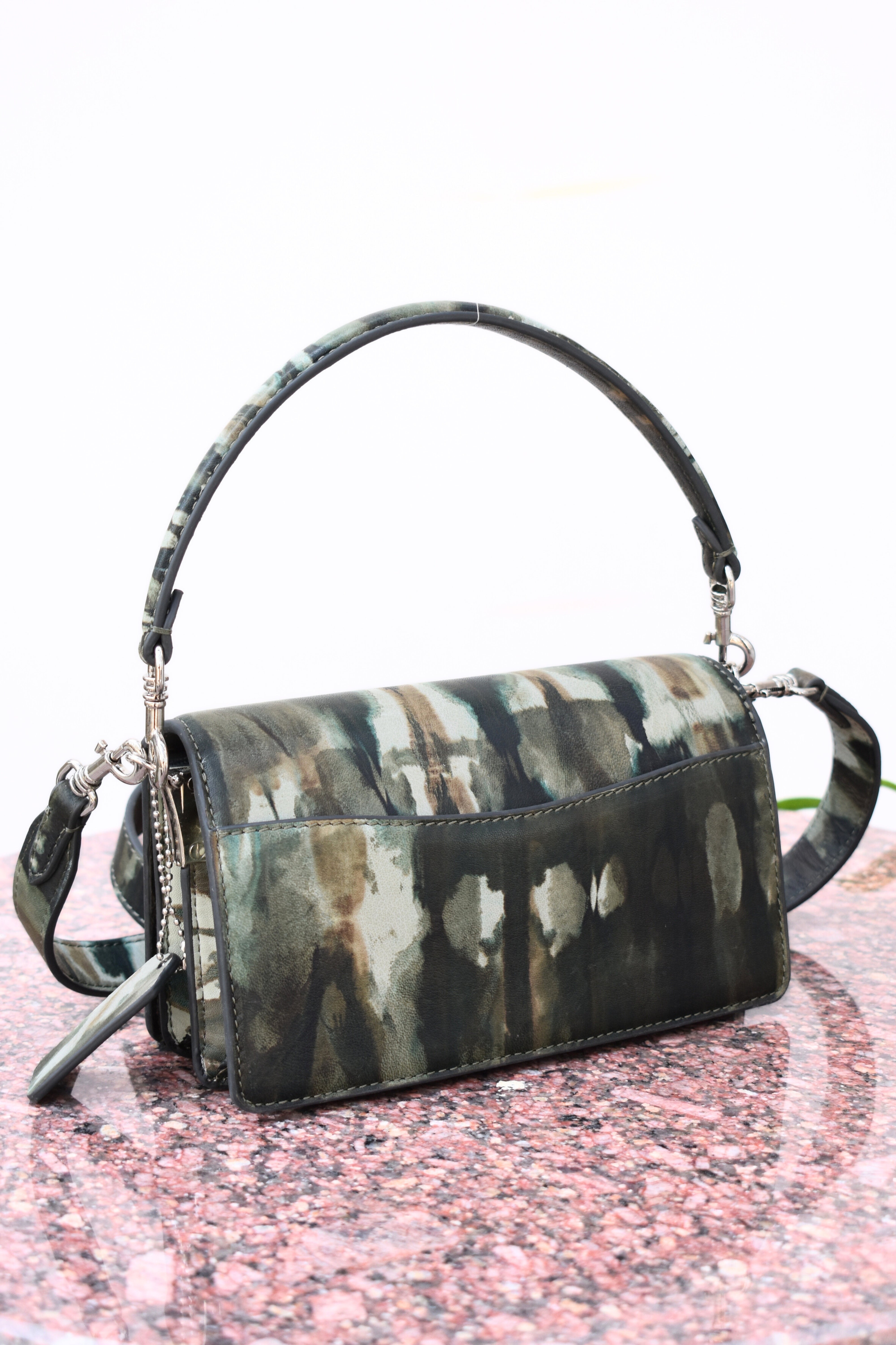 Jungle Noir Leather Bag