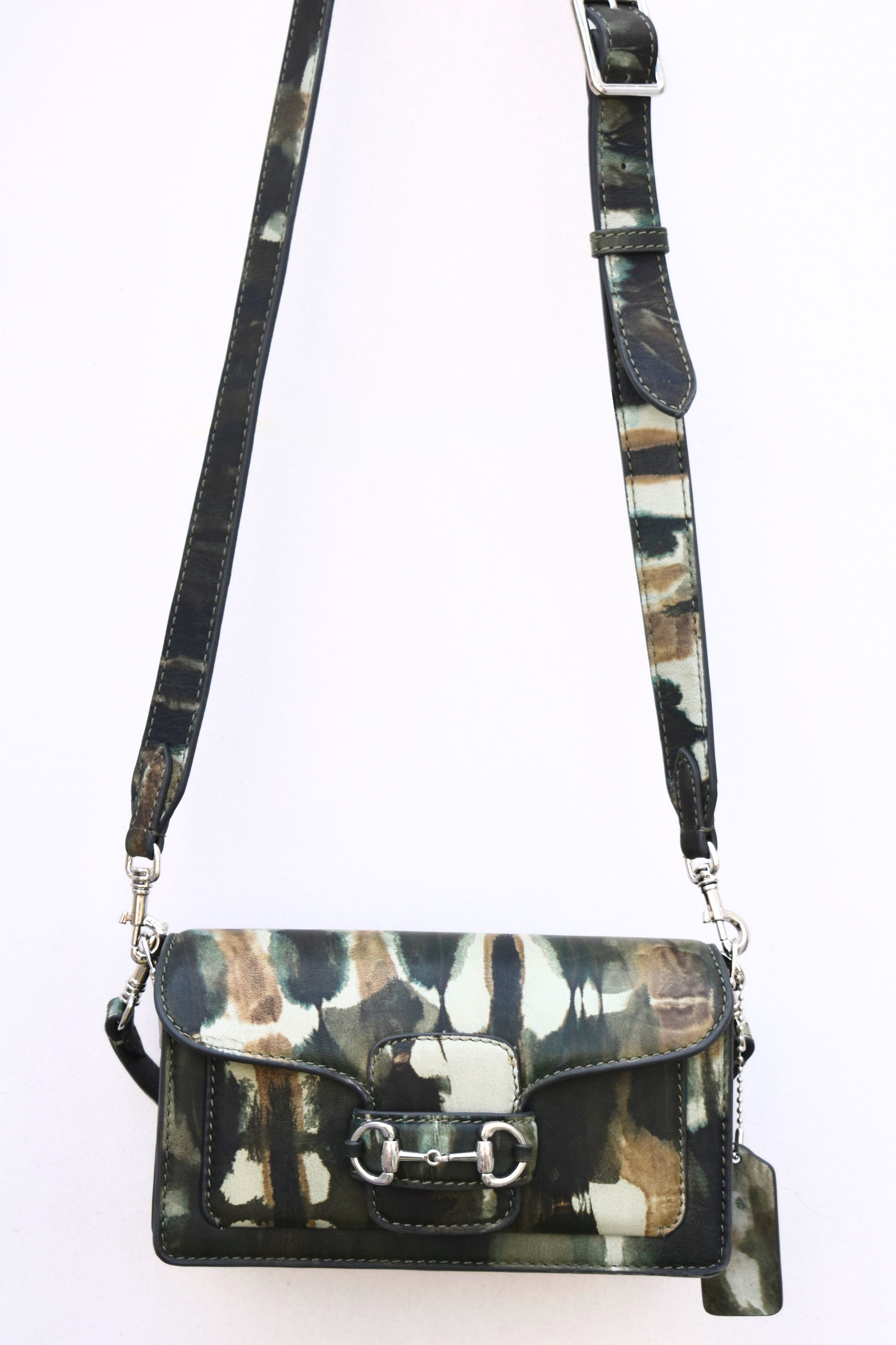 Jungle Noir Leather Bag