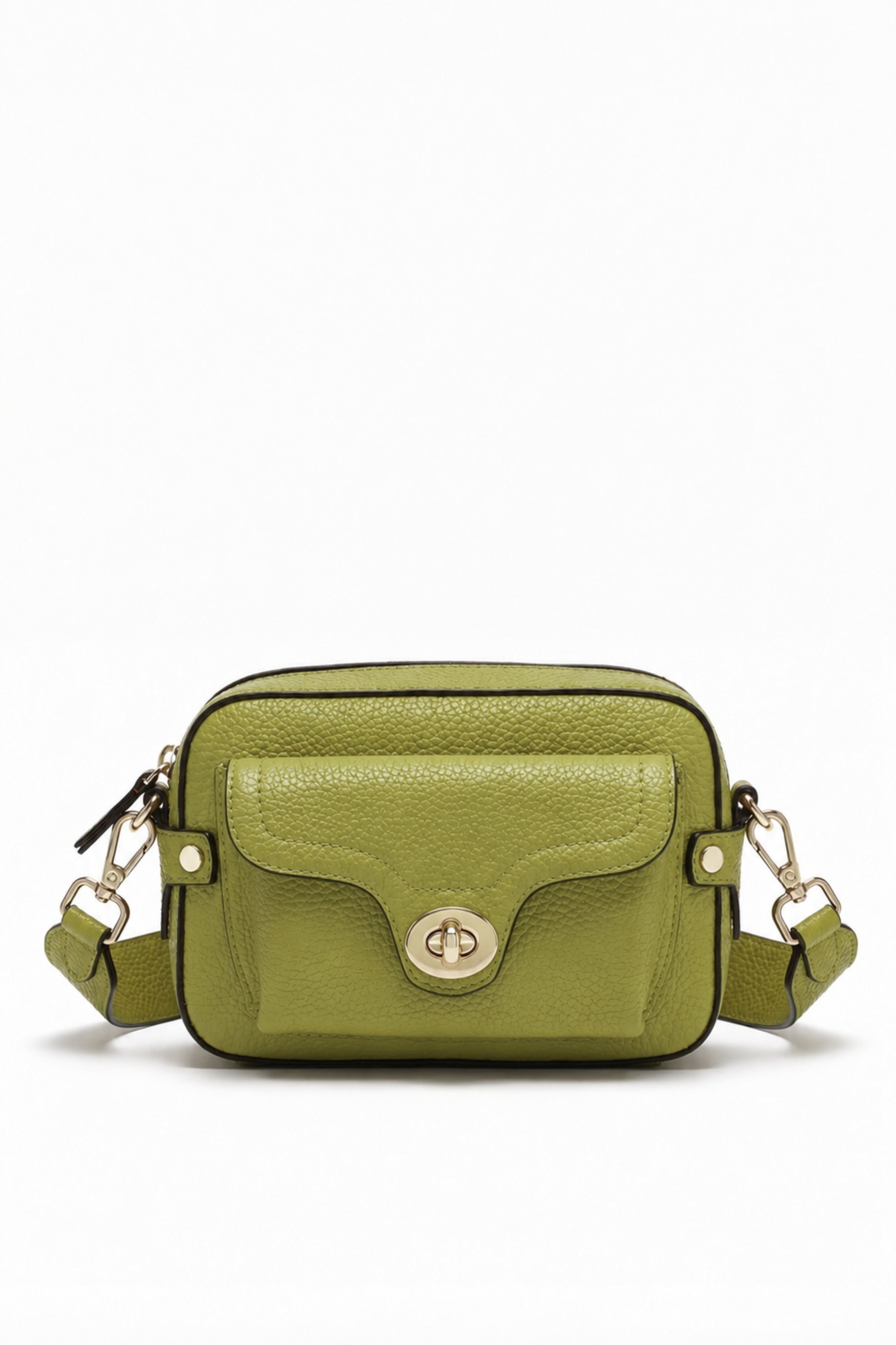 Truffle Noir Leather Bag