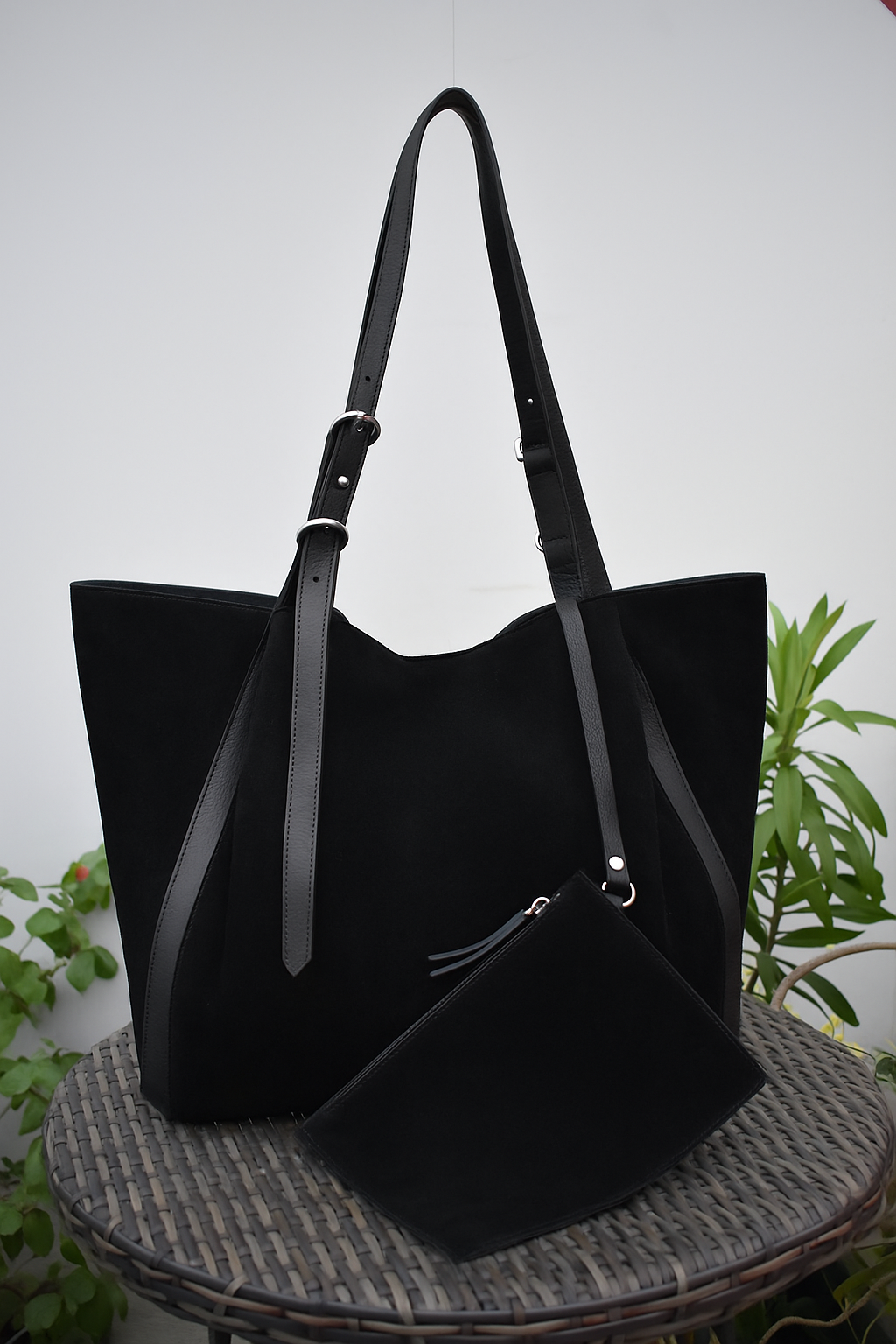 Amber Sun Suede Tote