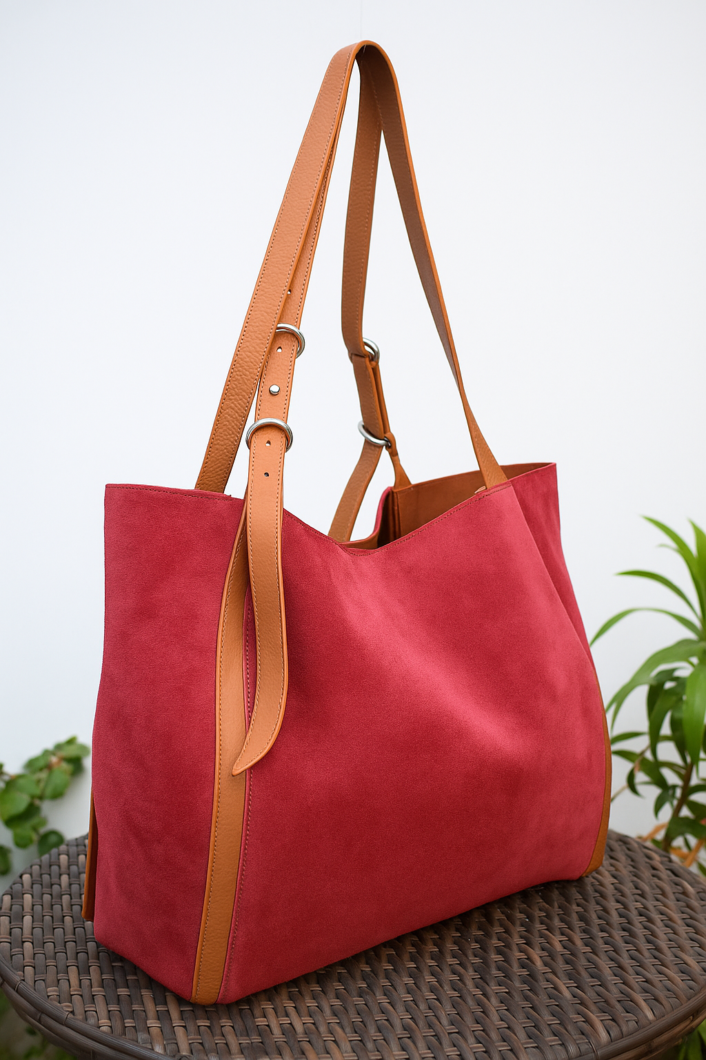 Amber Sun Suede Tote
