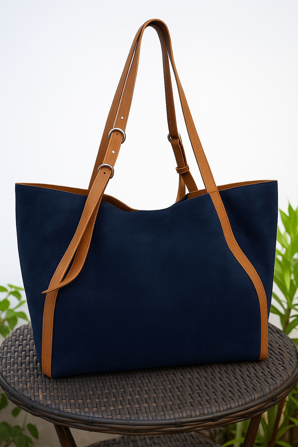Amber Sun Suede Tote