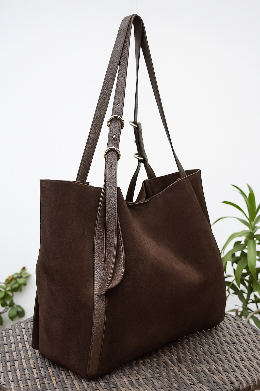 Amber Sun Suede Tote