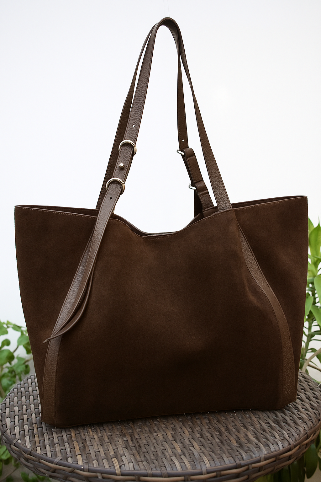 Amber Sun Suede Tote