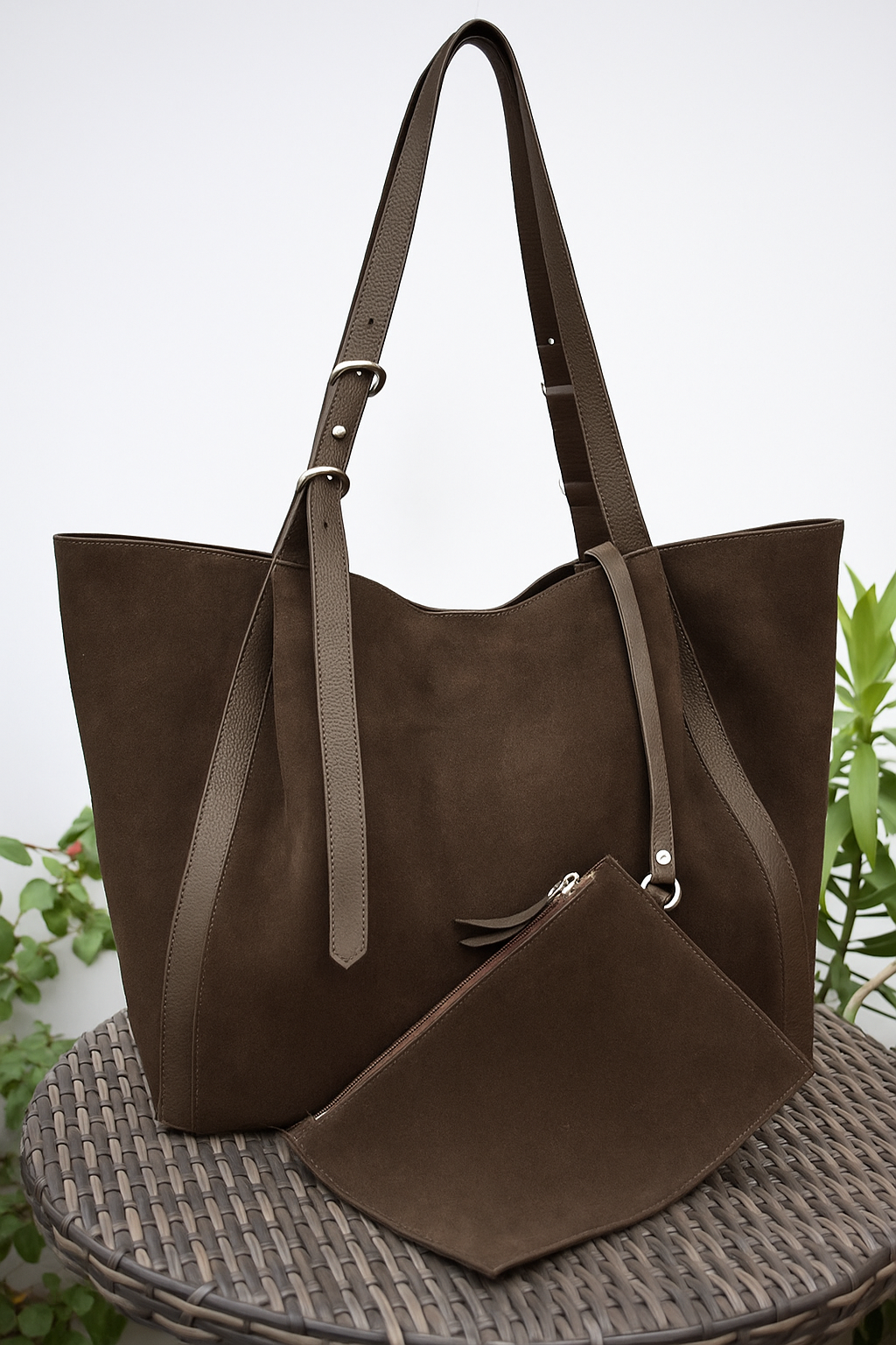 Amber Sun Suede Tote