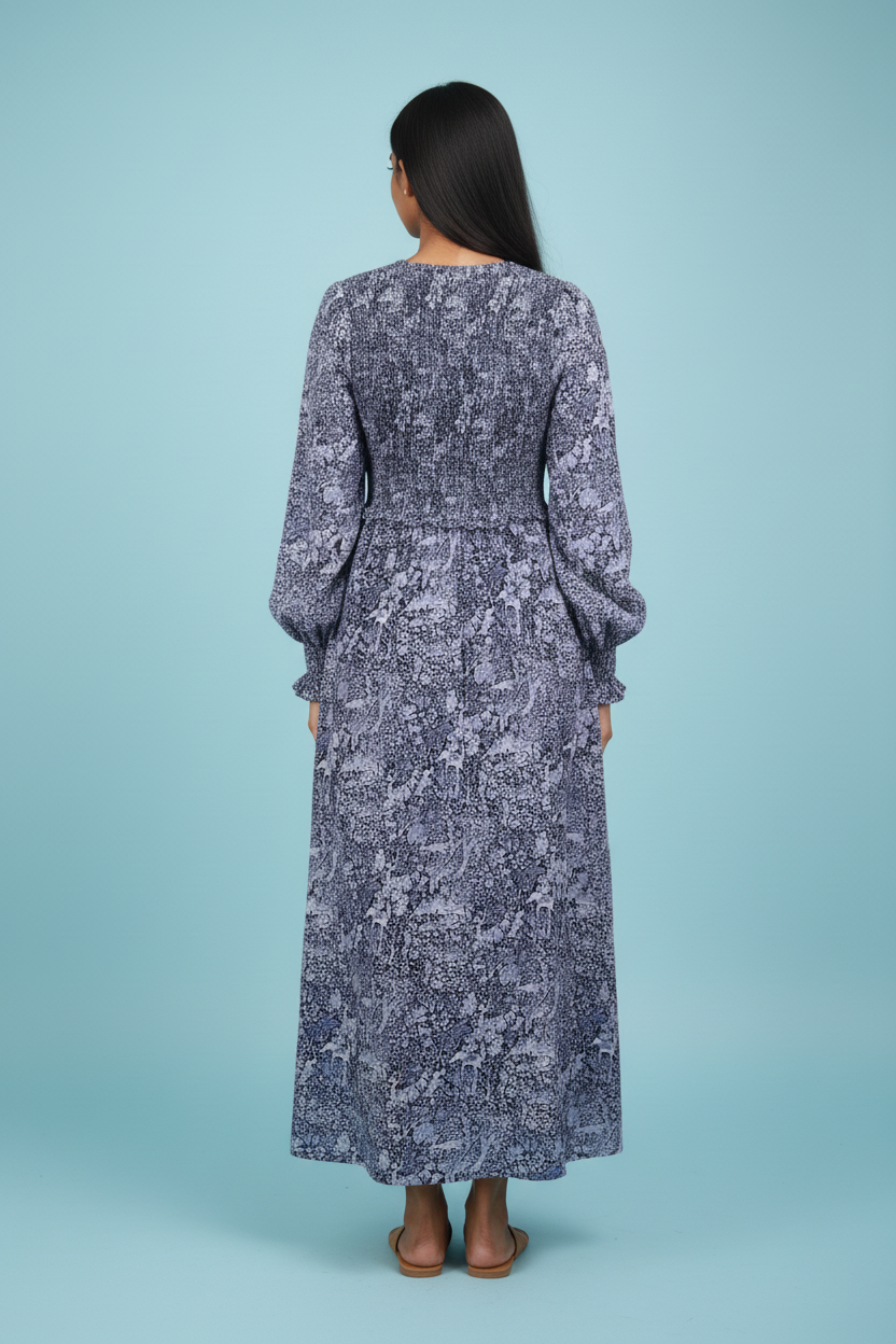 The Celeste Twill Maxi Dress